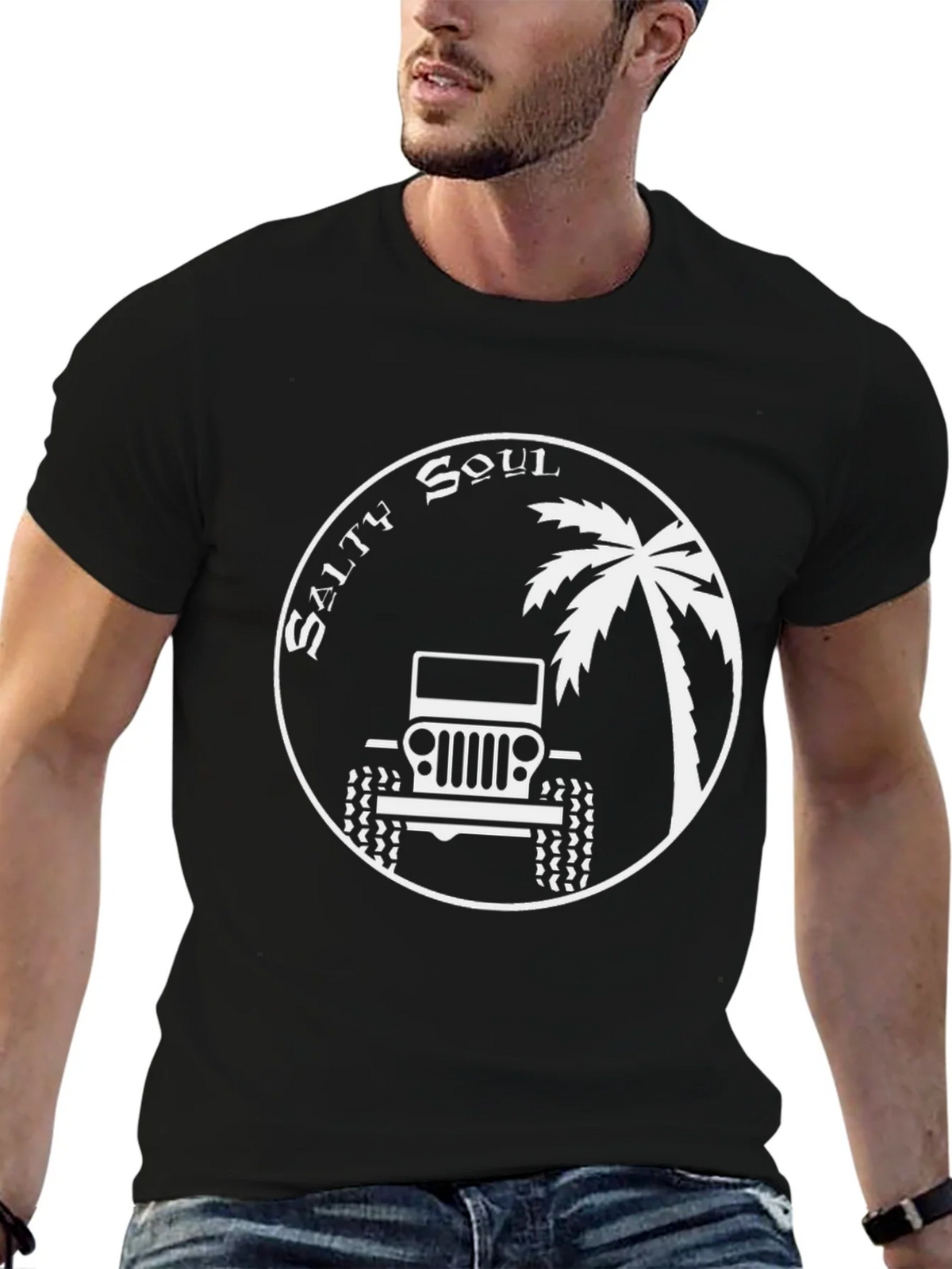Salty Soul Jeep T-Shirt - Tropical Adventure Wear product image 6