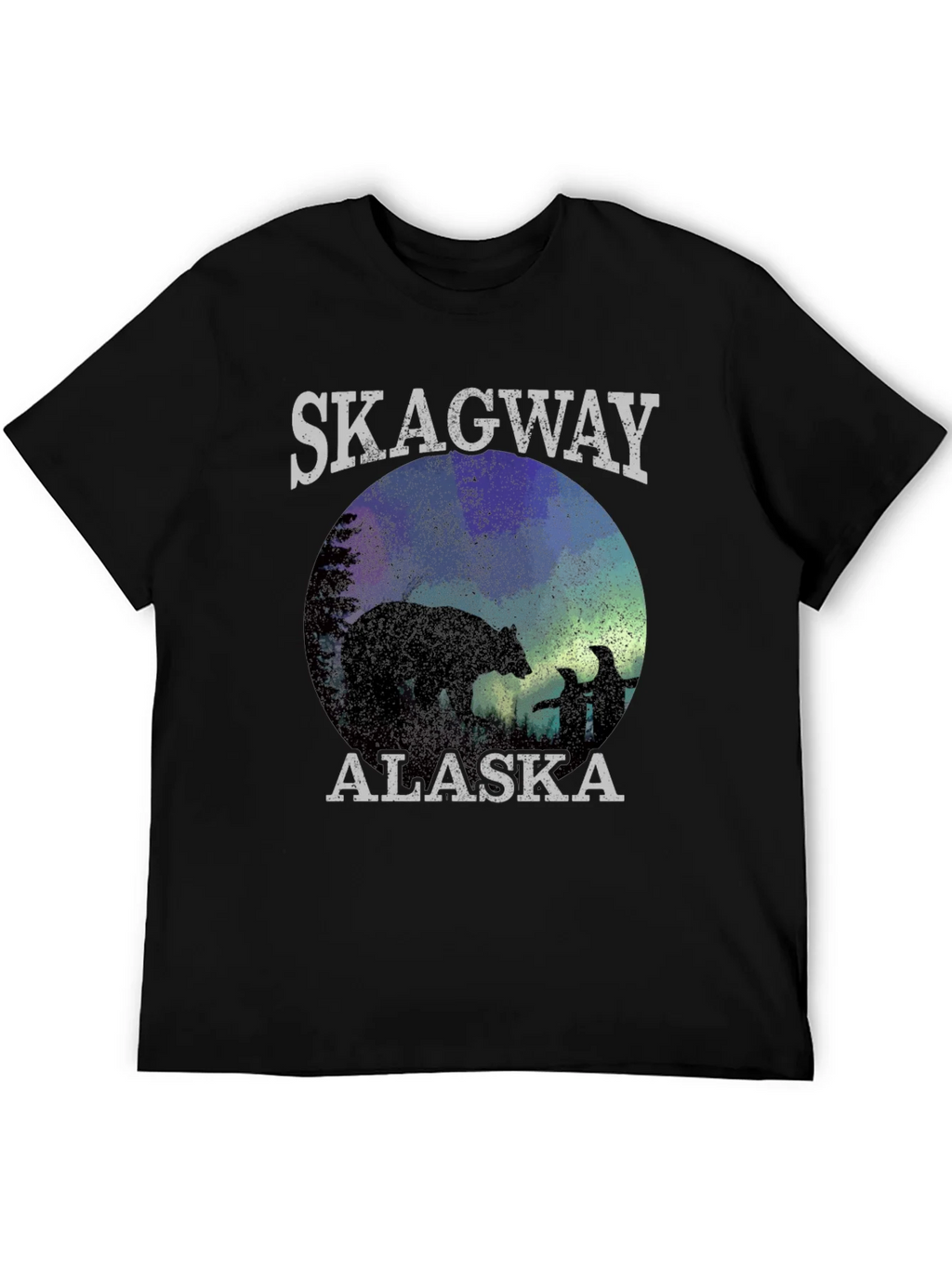Skagway Alaska T-Shirt Bear Silhouette product image 5