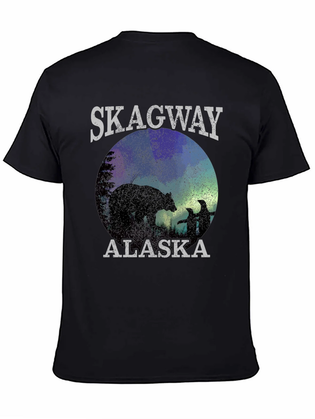 Skagway Alaska T-Shirt Bear Silhouette product image 4