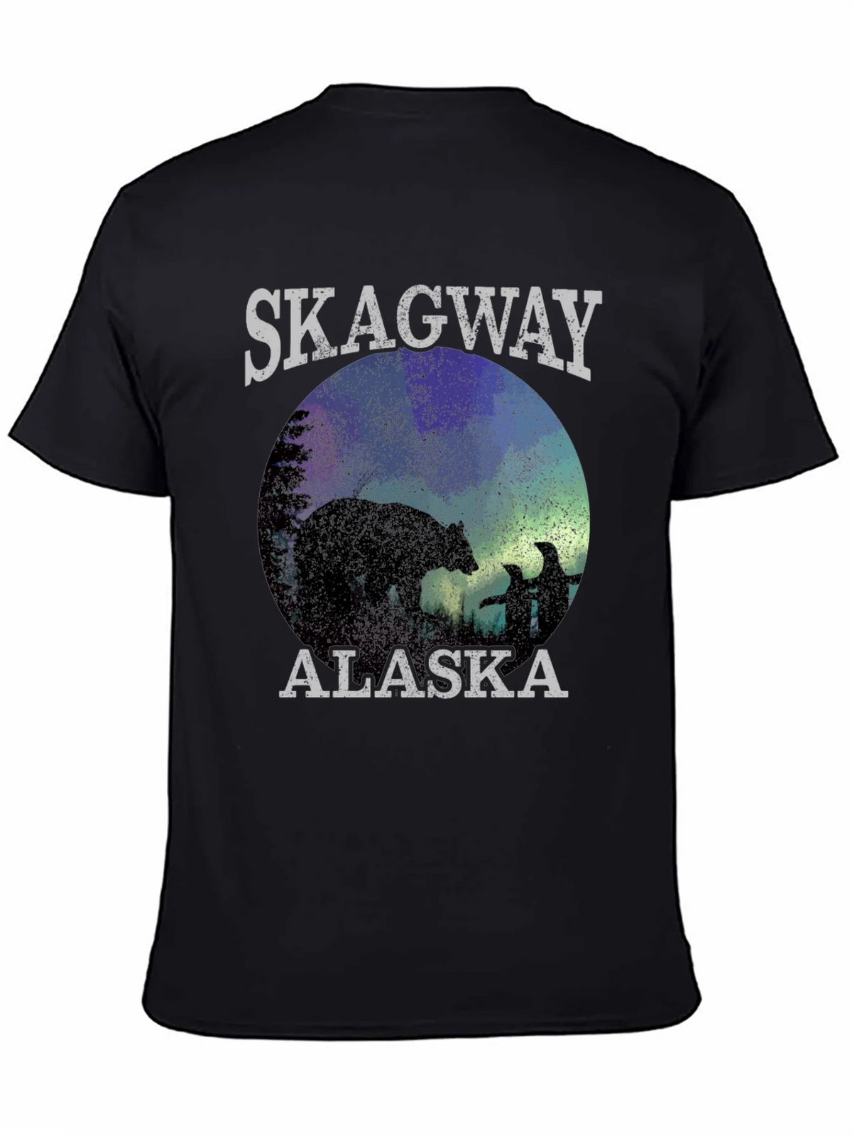Skagway Alaska T-Shirt Bear Silhouette product image 4