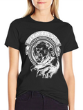 Fearless Bear Graphic Tee - Black Cotton T-Shirt product image 1