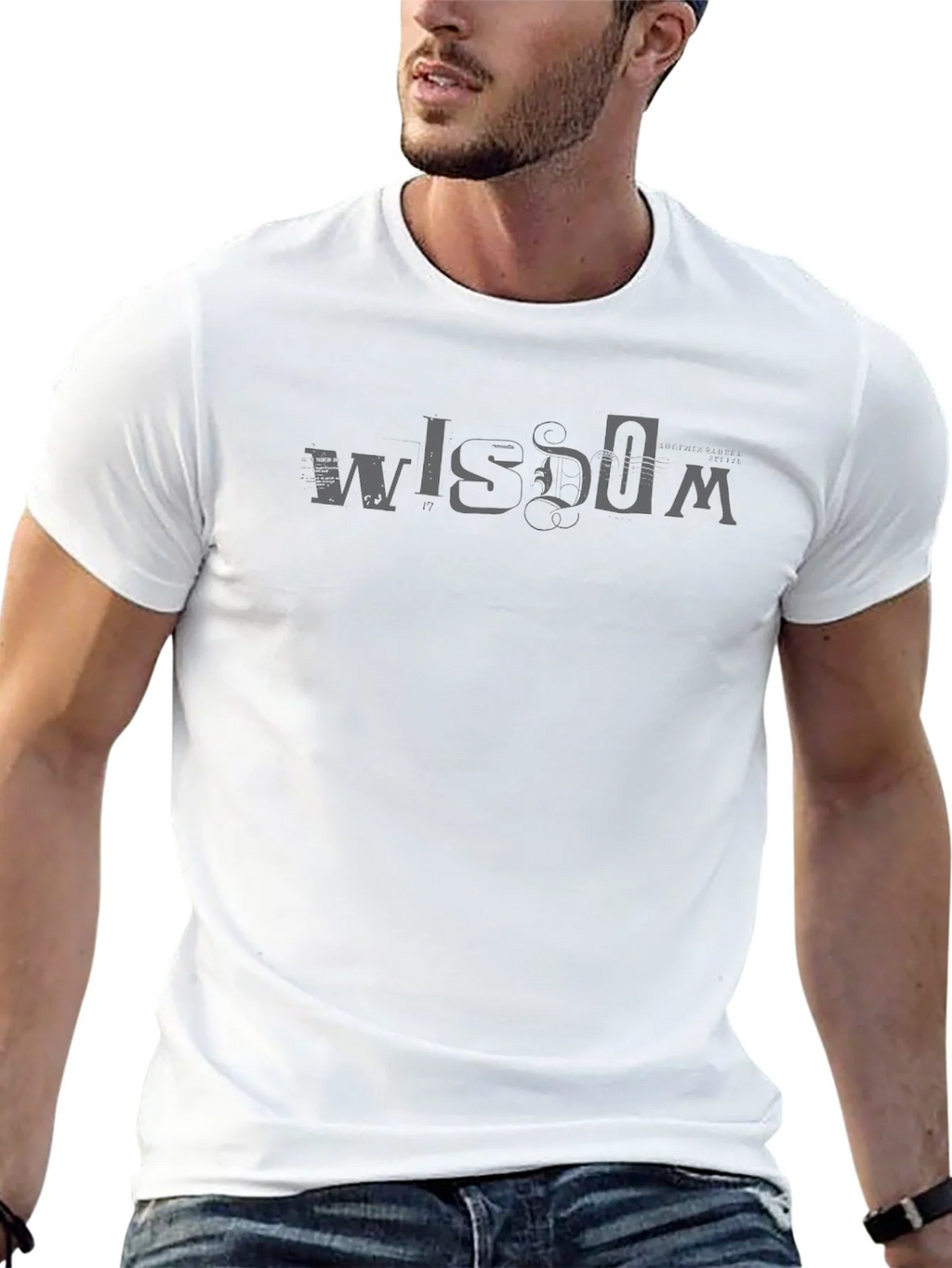 Wisdom Graphic Tee - Mens Black Short Sleeve Shirt product image 12