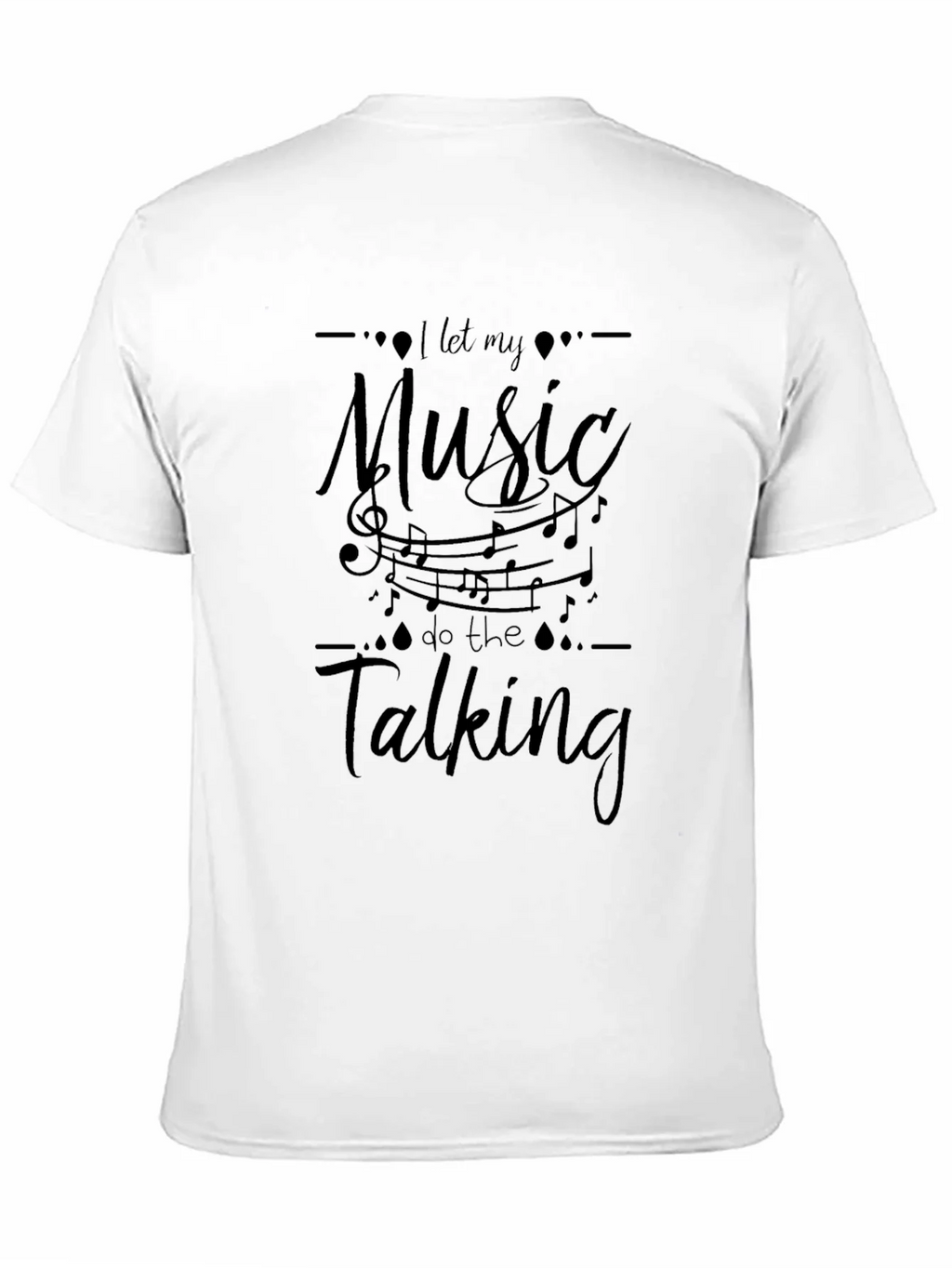 Music Speaks T-Shirt - Stylish Black Tee product image 10
