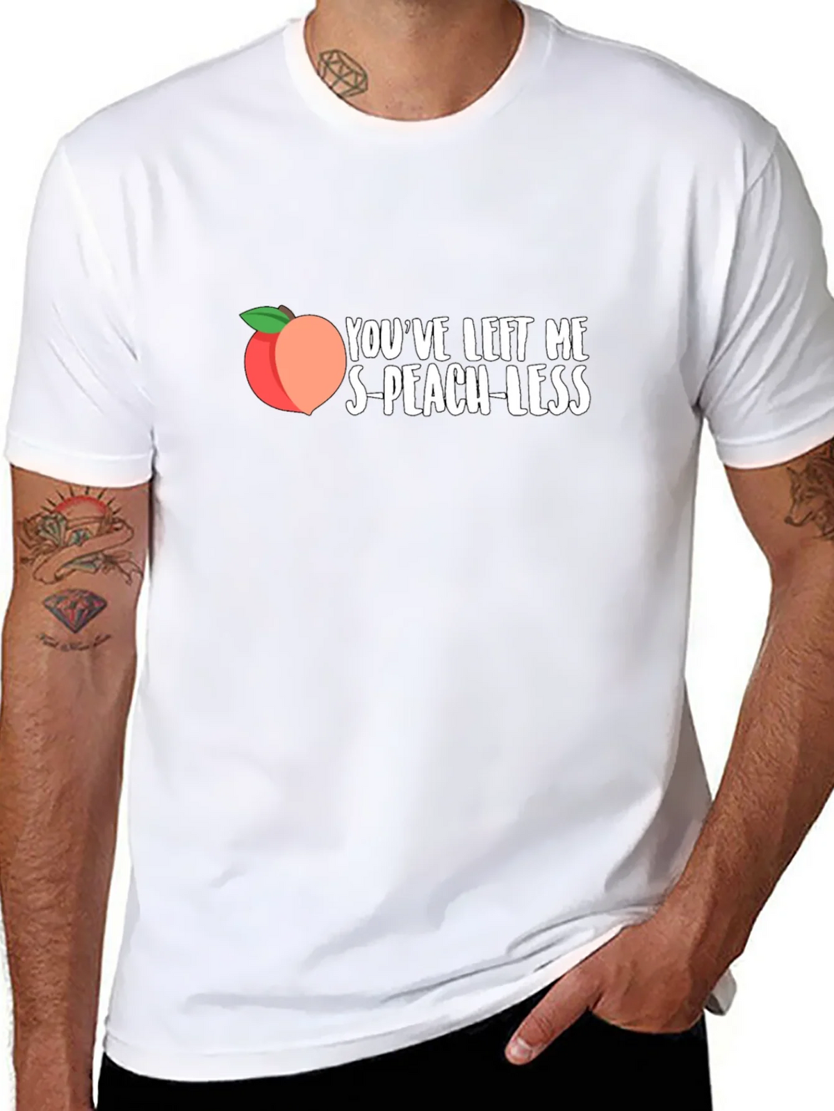 S-Peach-less Funny Graphic T-Shirt product image 6