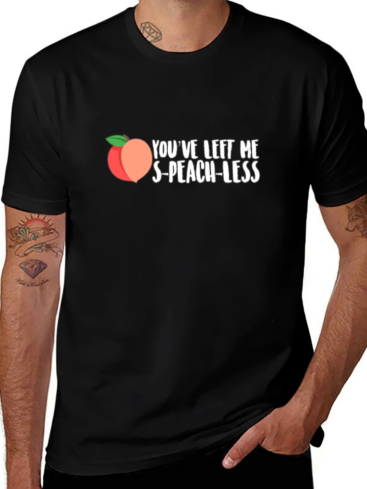 S-Peach-less Funny Graphic T-Shirt product image 1