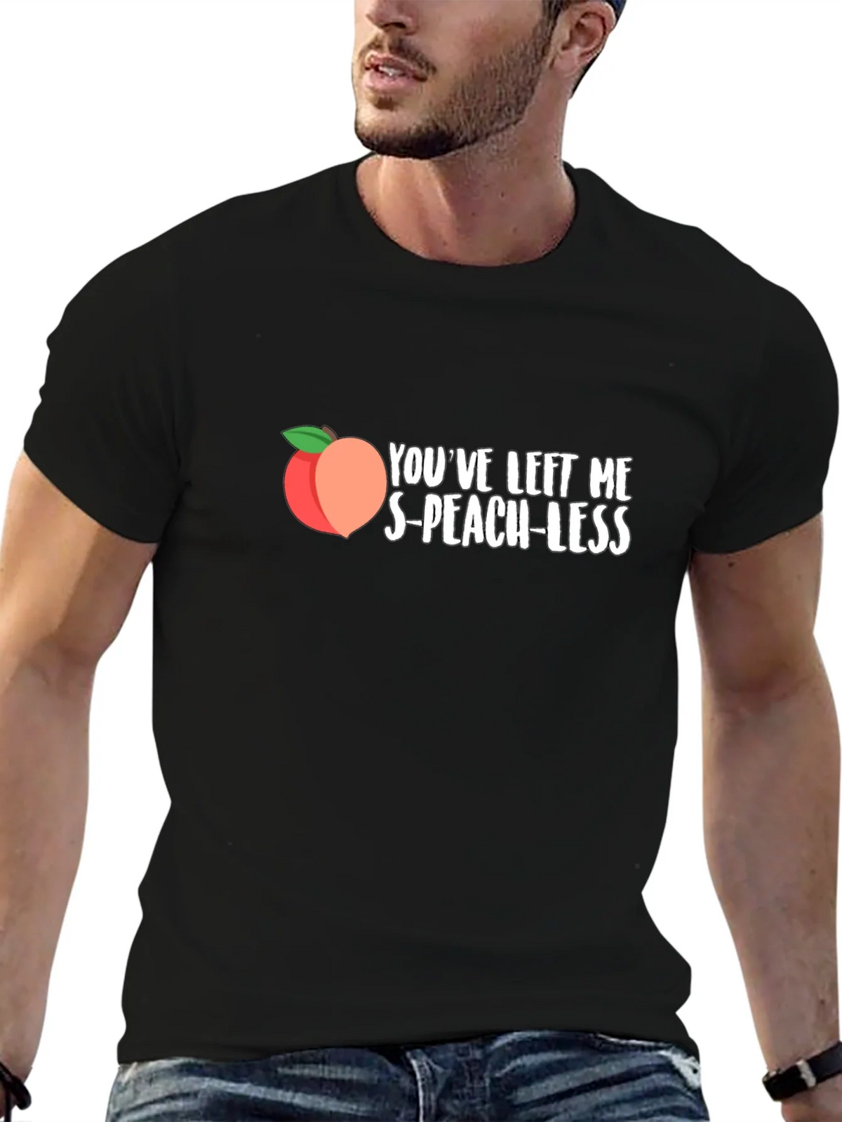 S-Peach-less Funny Graphic T-Shirt product image 5