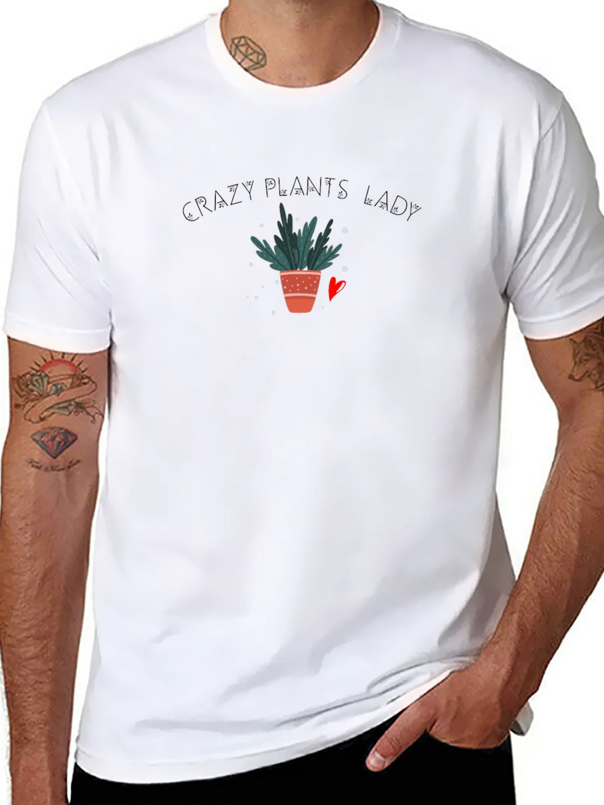 Crazy Plants Lady Graphic Tee - Houseplant Lover Shirt product image 7