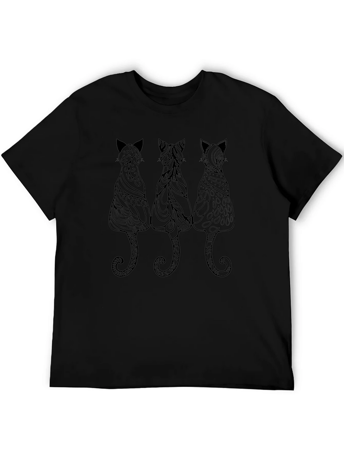 Black Cat Trio Graphic Tee product image 5