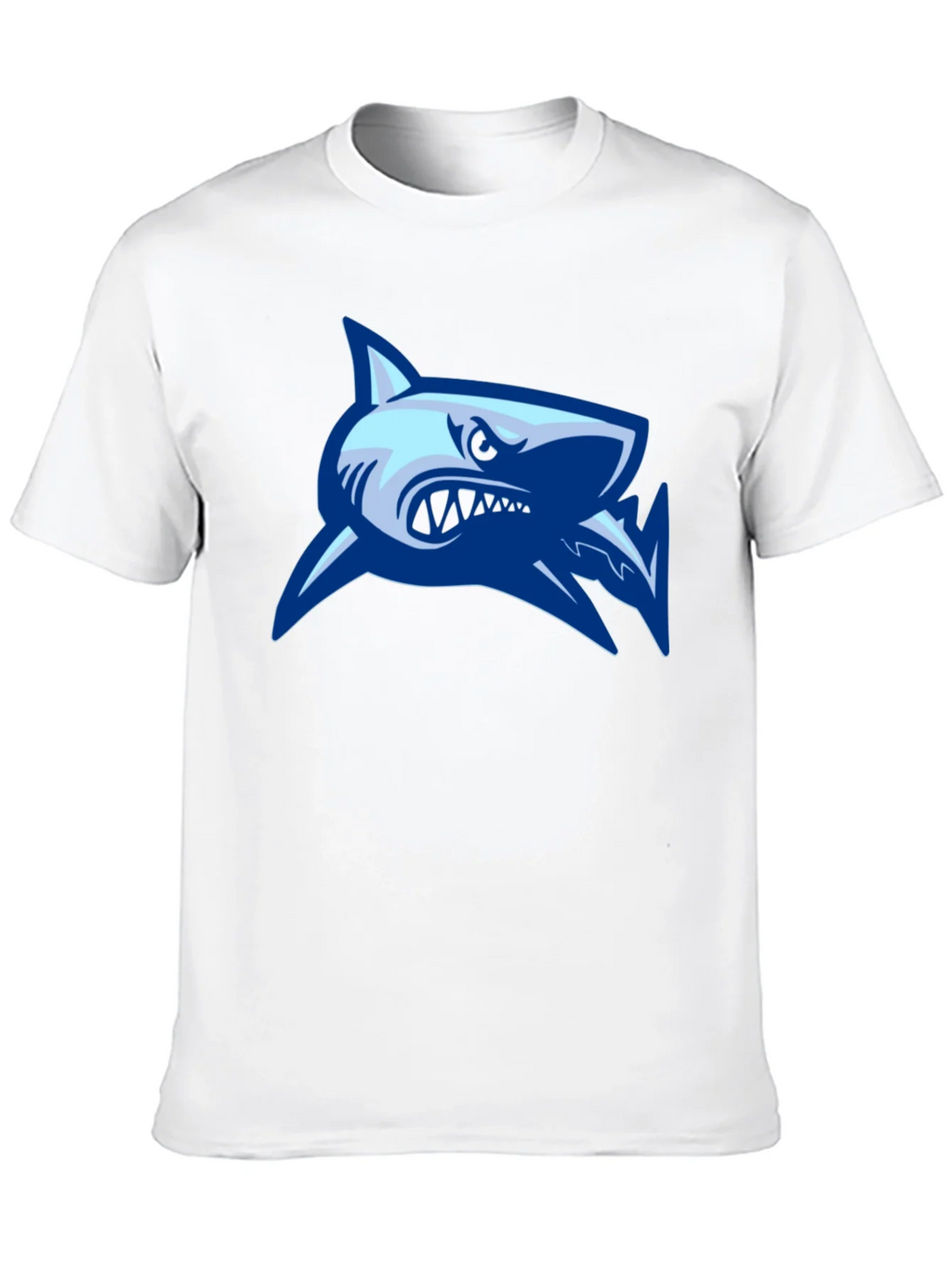 Cool Shark Graphic Black T-Shirt product image 3