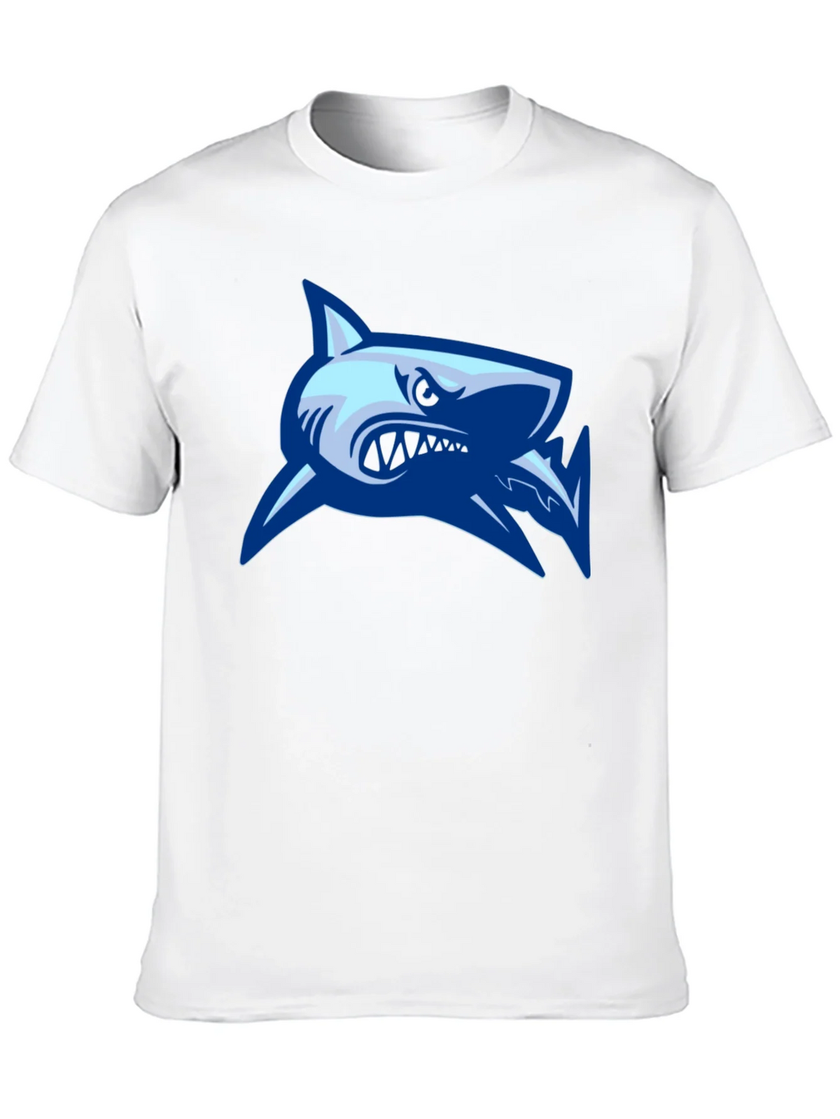 Cool Shark Graphic Black T-Shirt product image 3