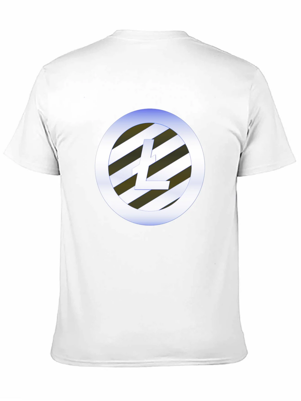 Litecoin Crypto Tee - Black Graphic T-Shirt product image 5