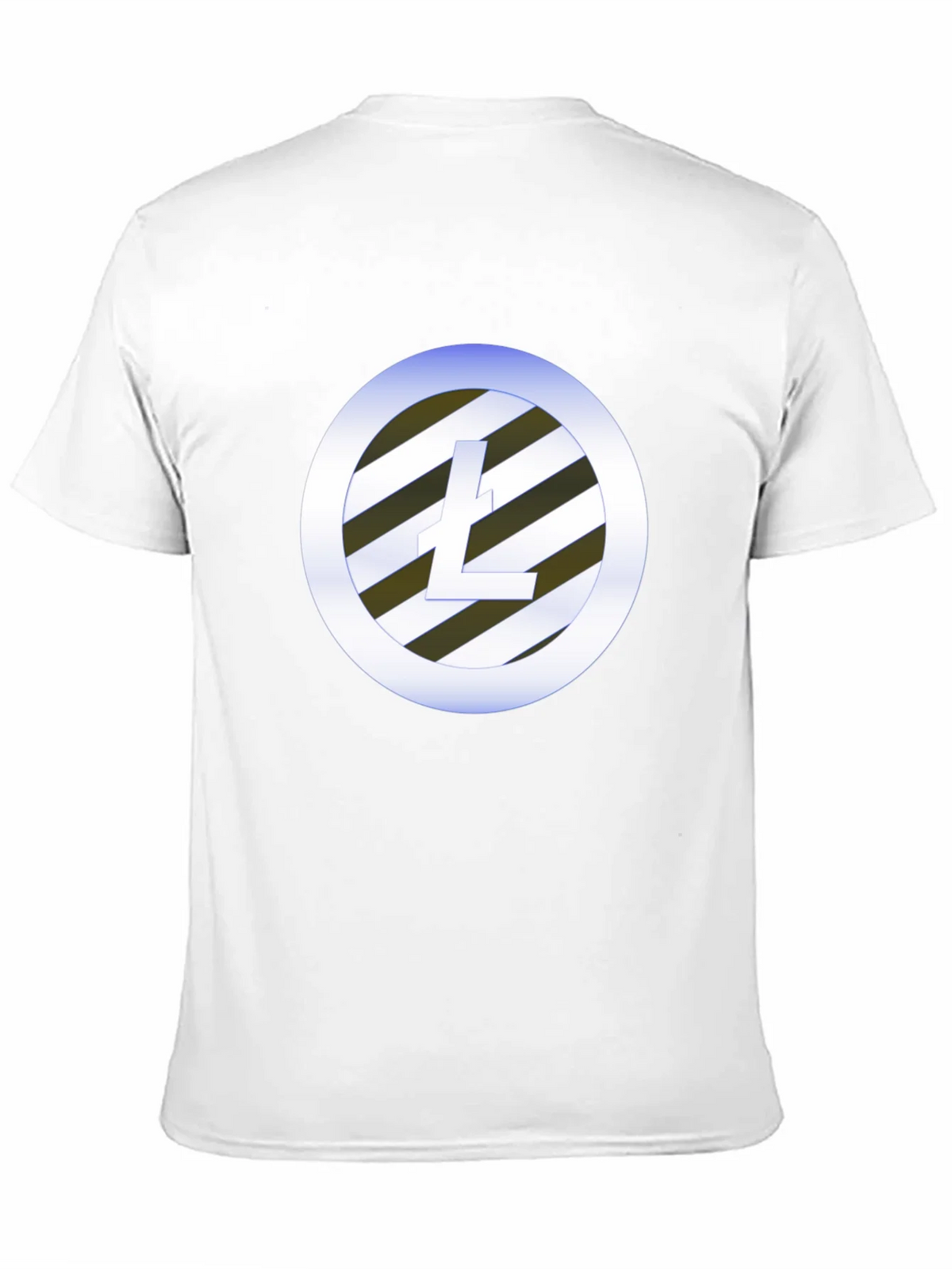 Litecoin Crypto Tee - Black Graphic T-Shirt product image 5