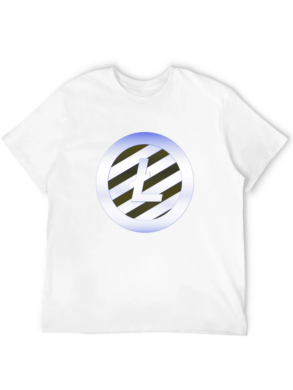 Litecoin Crypto Tee - Black Graphic T-Shirt product image 6