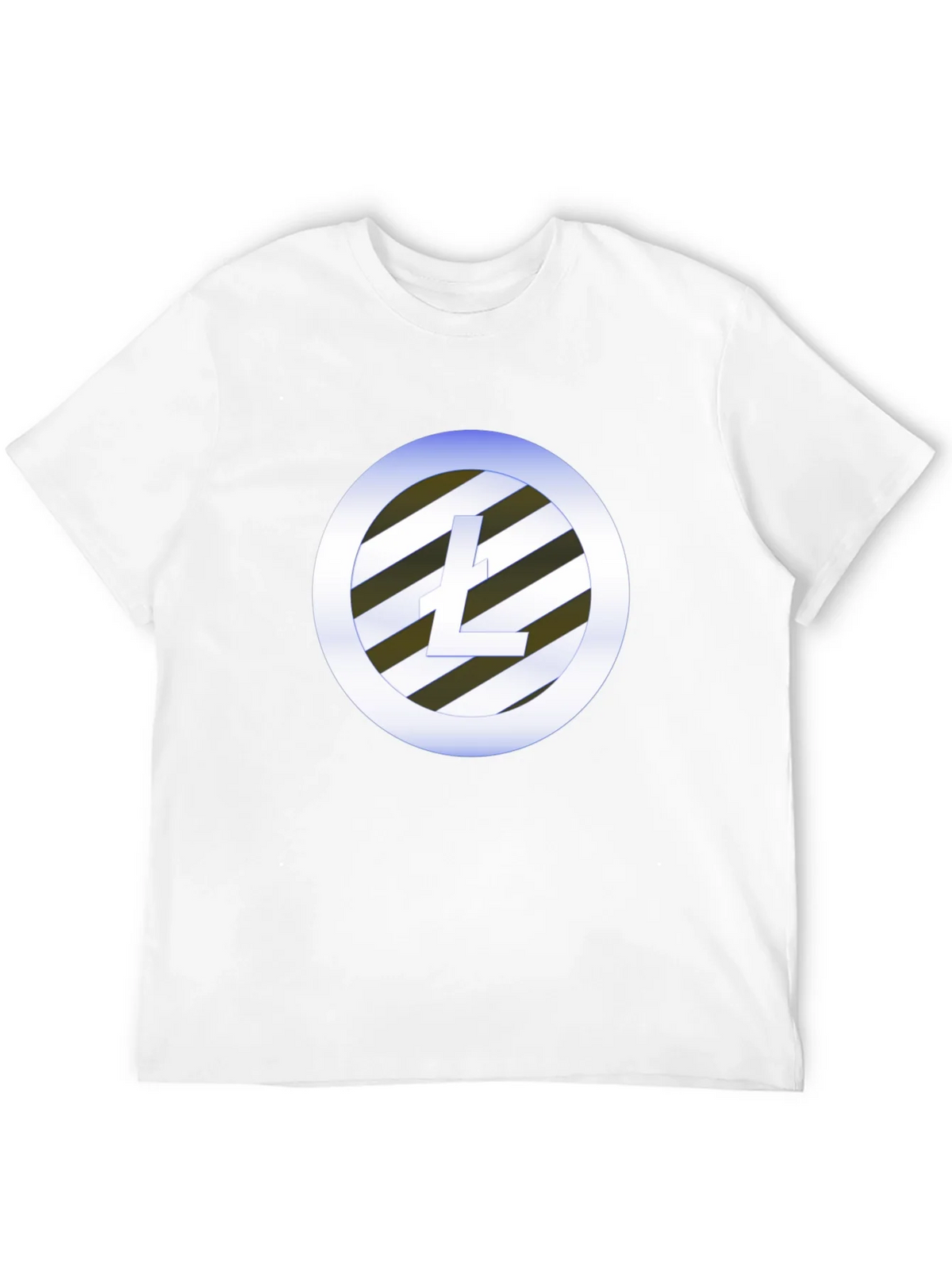 Litecoin Crypto Tee - Black Graphic T-Shirt product image 6