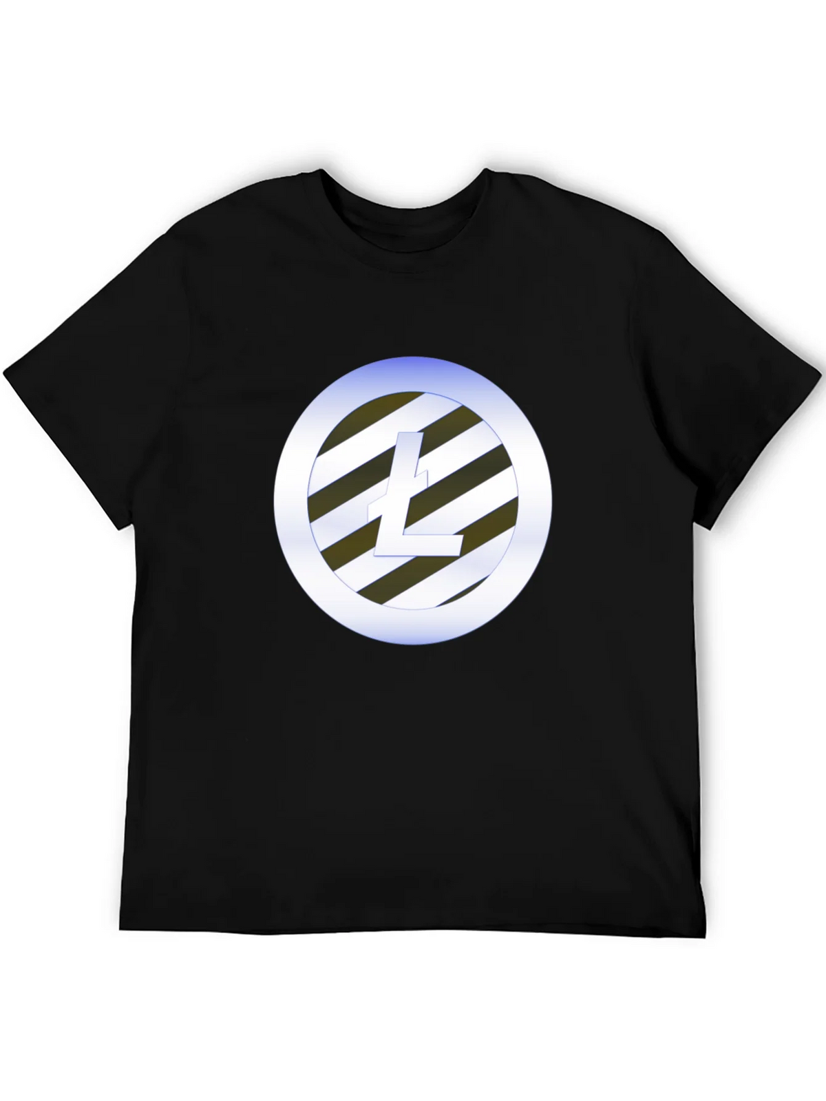 Litecoin Crypto Tee - Black Graphic T-Shirt product image 1