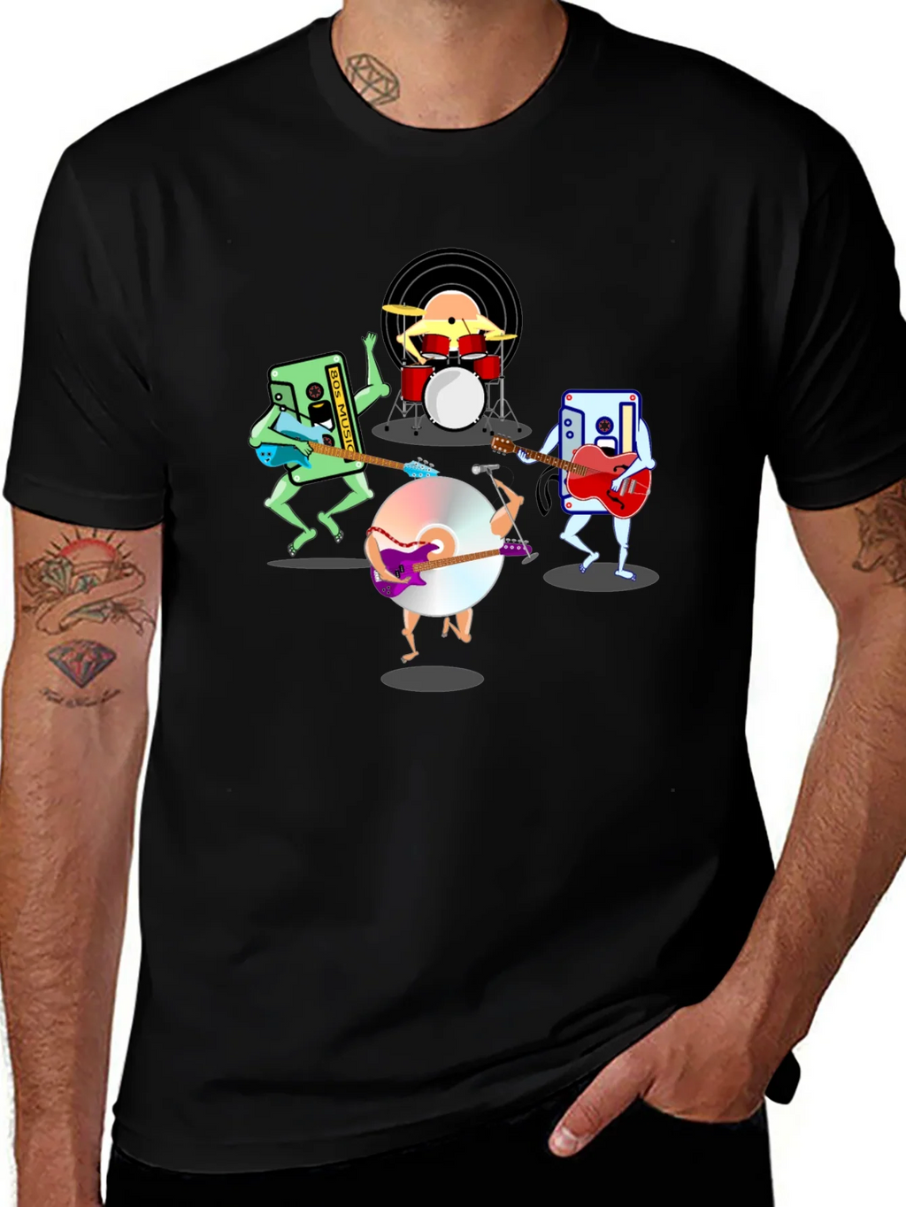 Retro Music Band Graphic T-Shirt product image 1