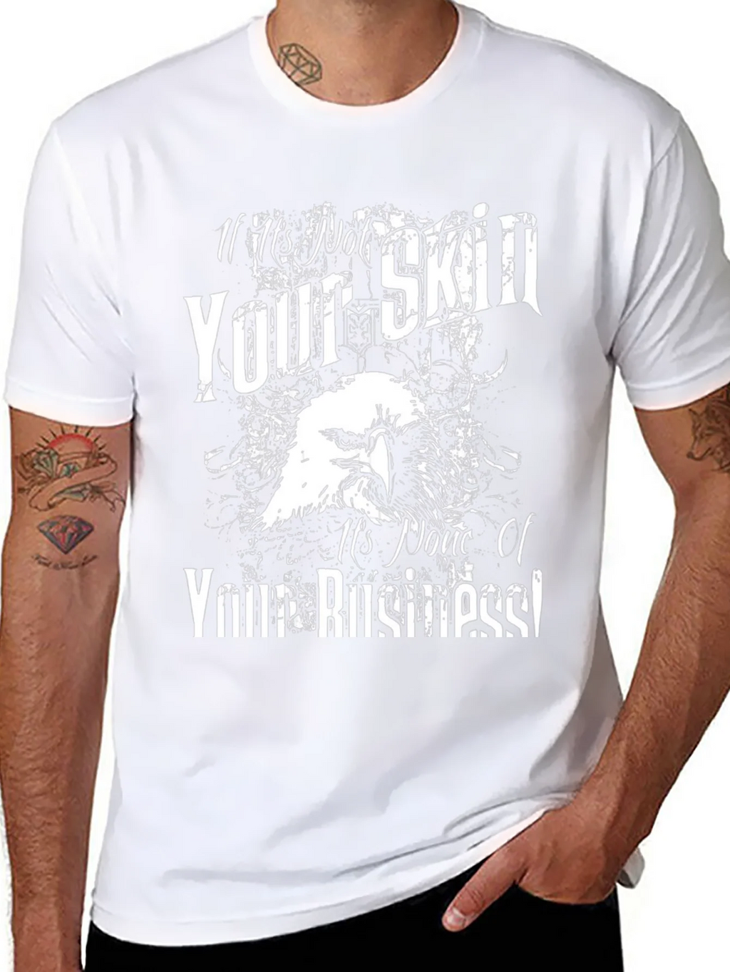 Edgy Eagle Graphic Tee - Its None of Your Business! product image 7