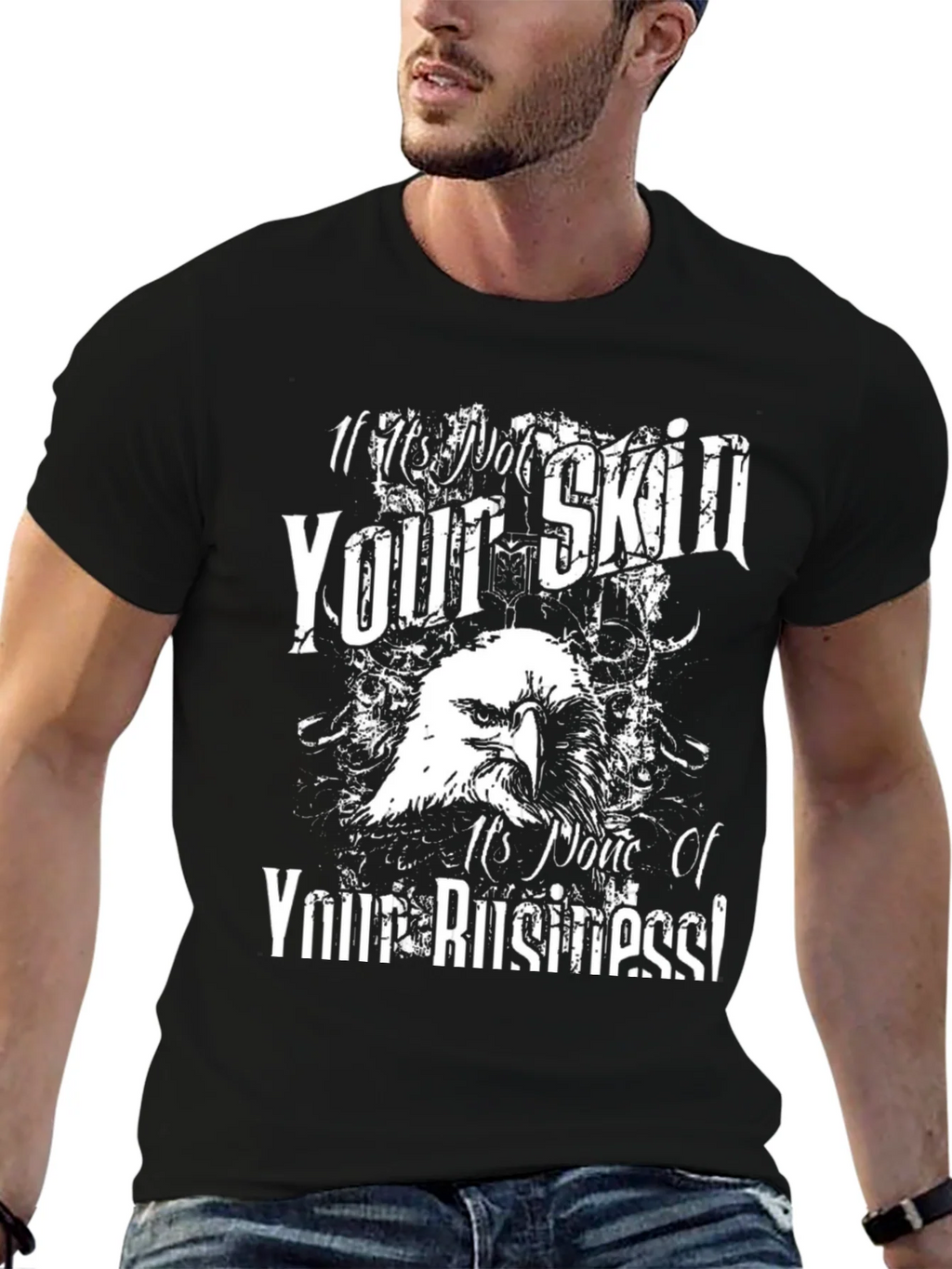Edgy Eagle Graphic Tee - Its None of Your Business! product image 6