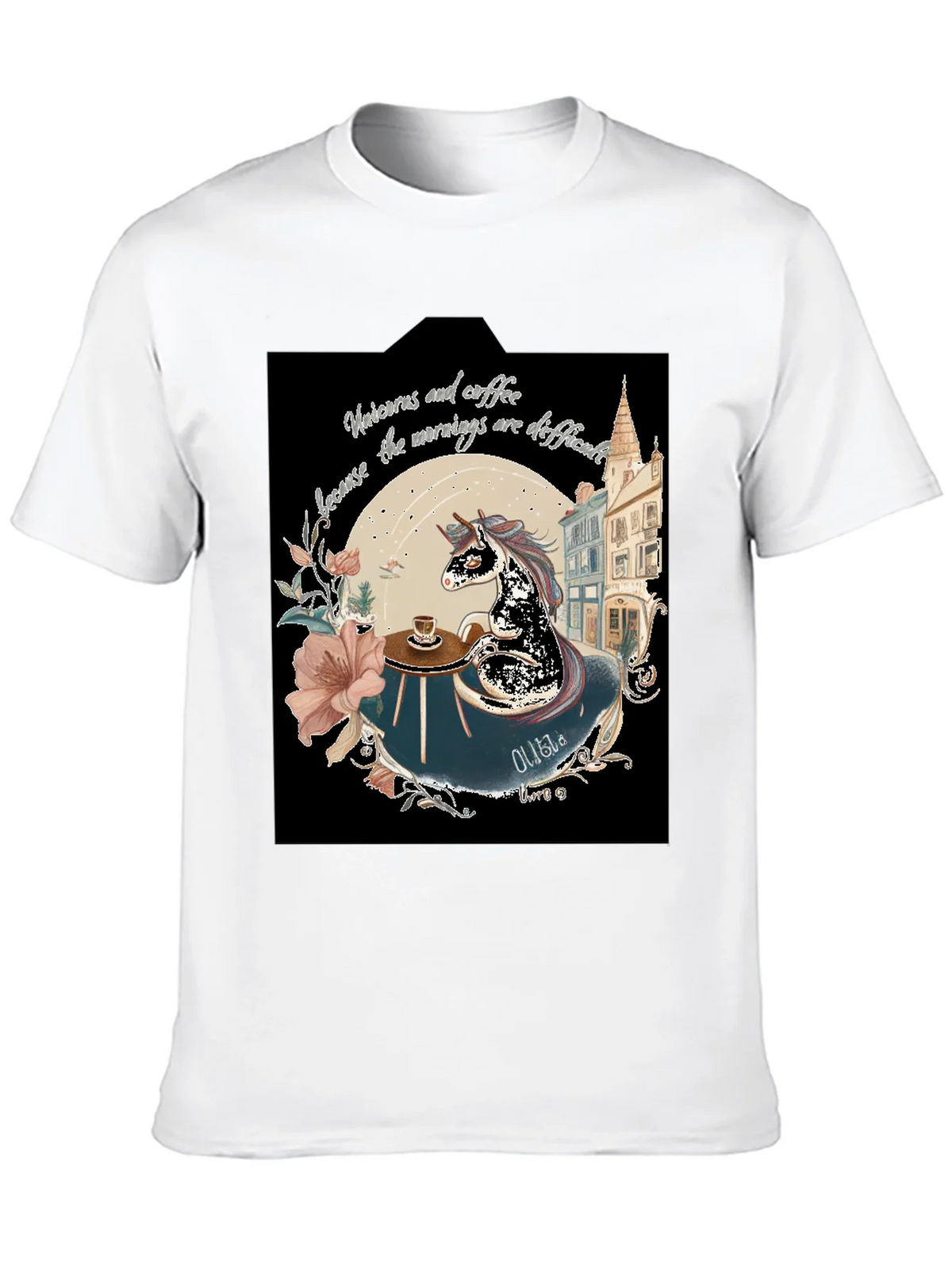 Unicorns & Coffee Tee - Morning Difficulties product image 9