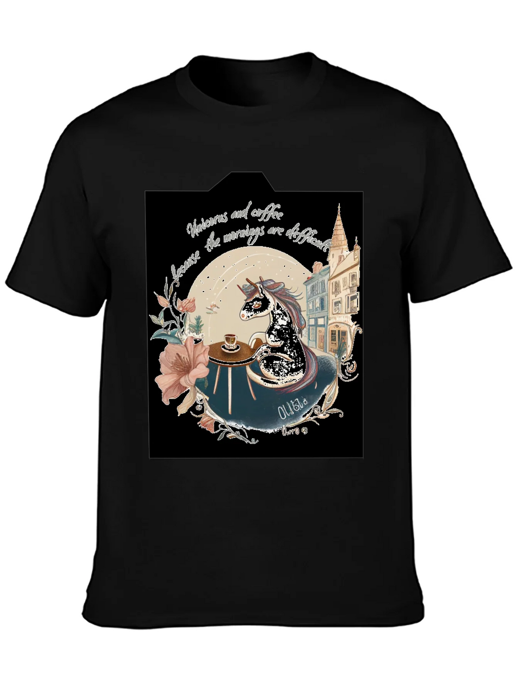 Unicorns & Coffee Tee - Morning Difficulties product image 3