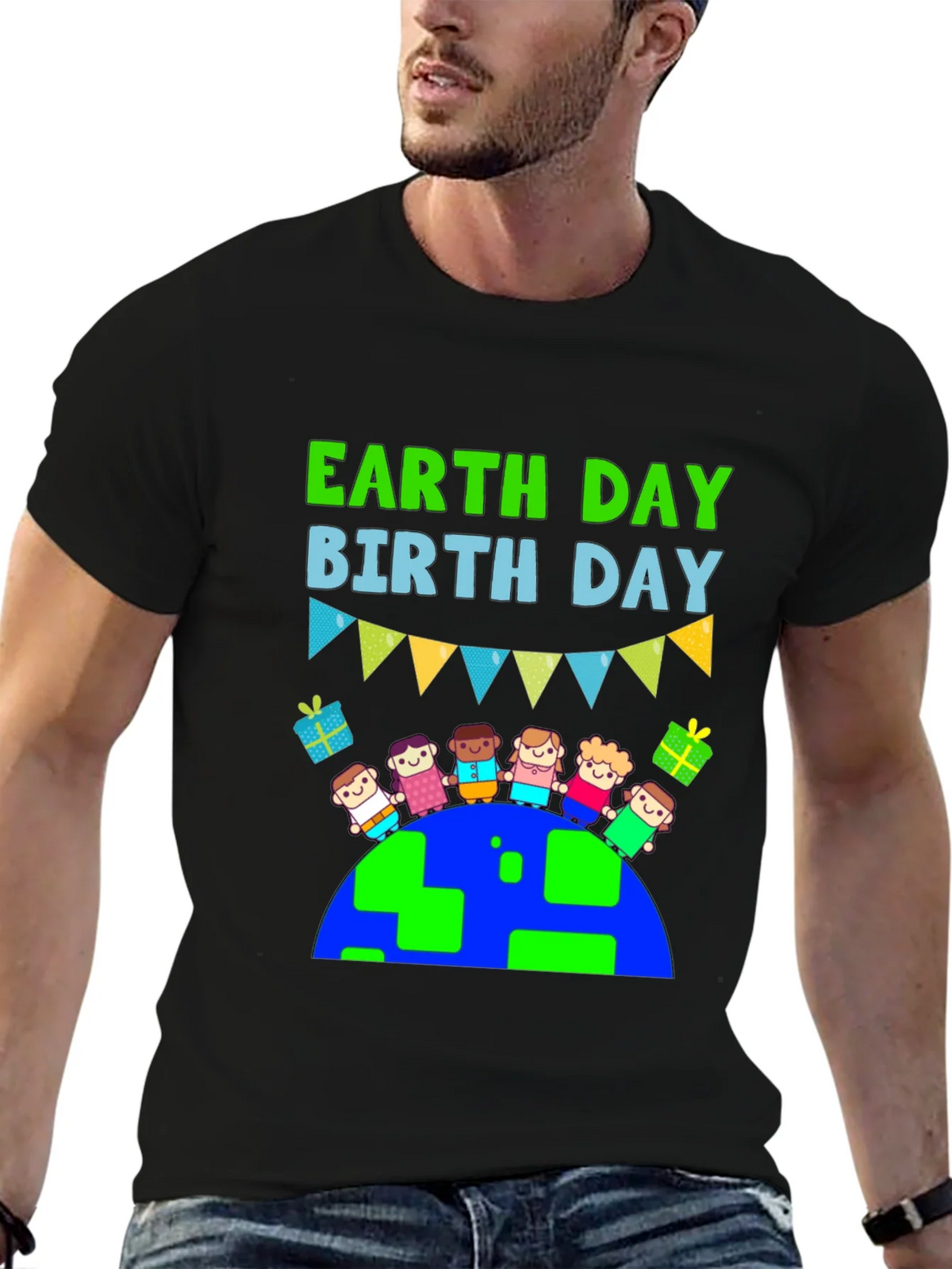 Earth Day Birthday Graphic T-Shirt product image 6