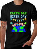 Earth Day Birthday Graphic T-Shirt product image 1