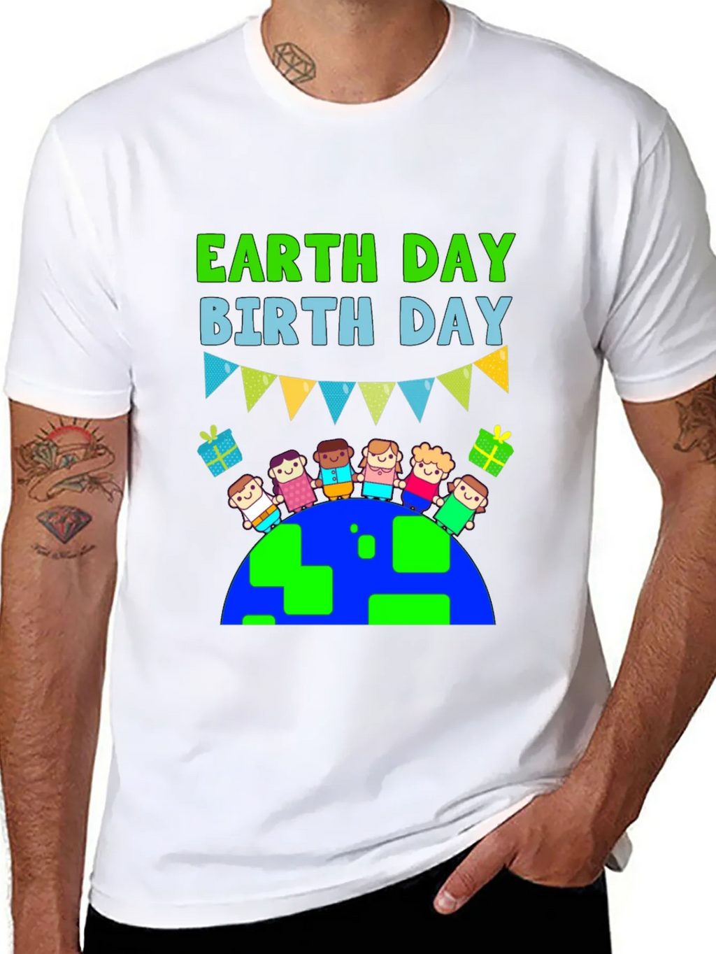 Earth Day Birthday Graphic T-Shirt product image 7