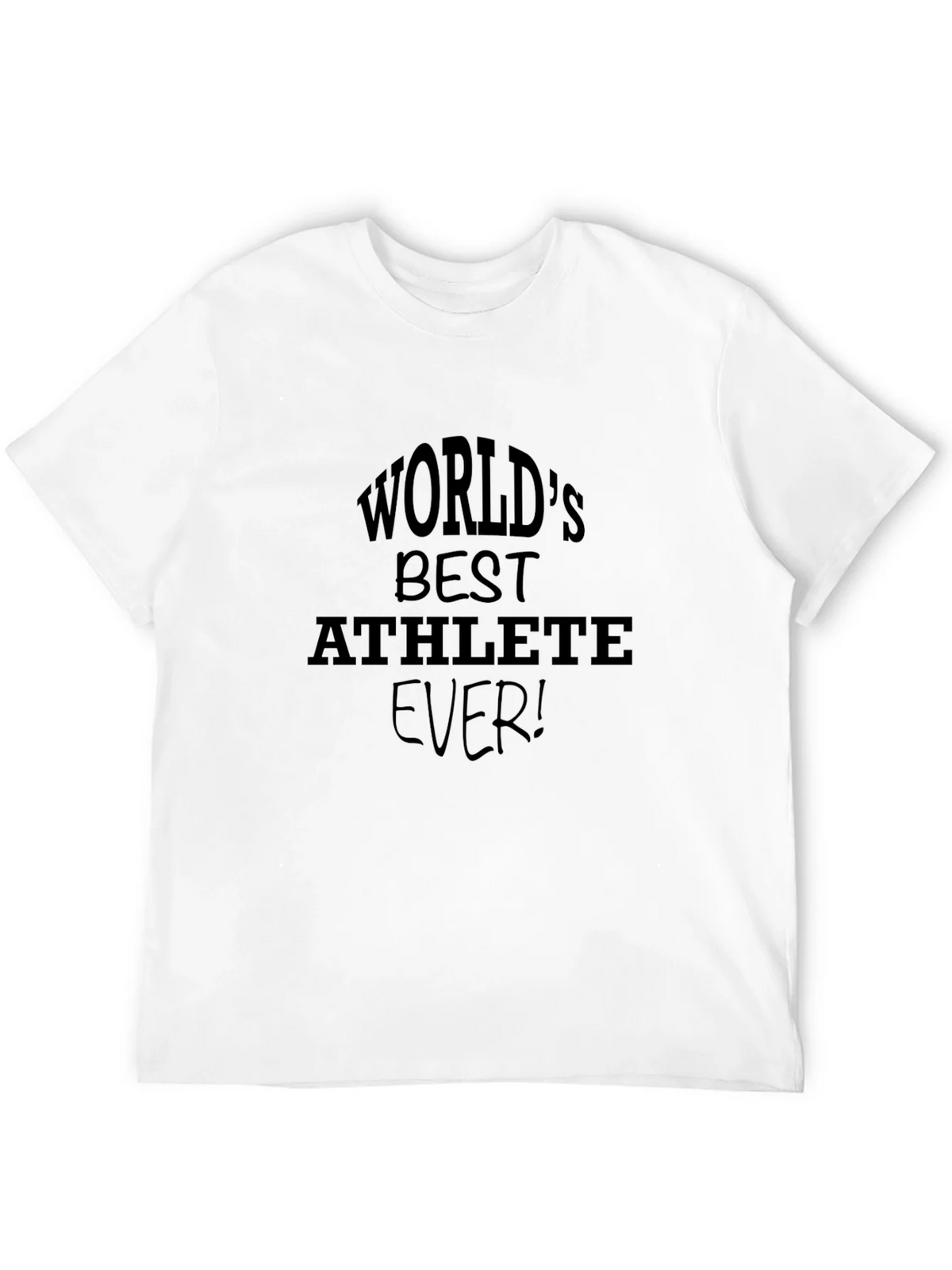 Worlds Best Athlete Ever! Black T-Shirt product image 11