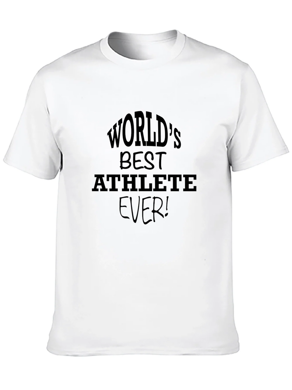 Worlds Best Athlete Ever! Black T-Shirt product image 9