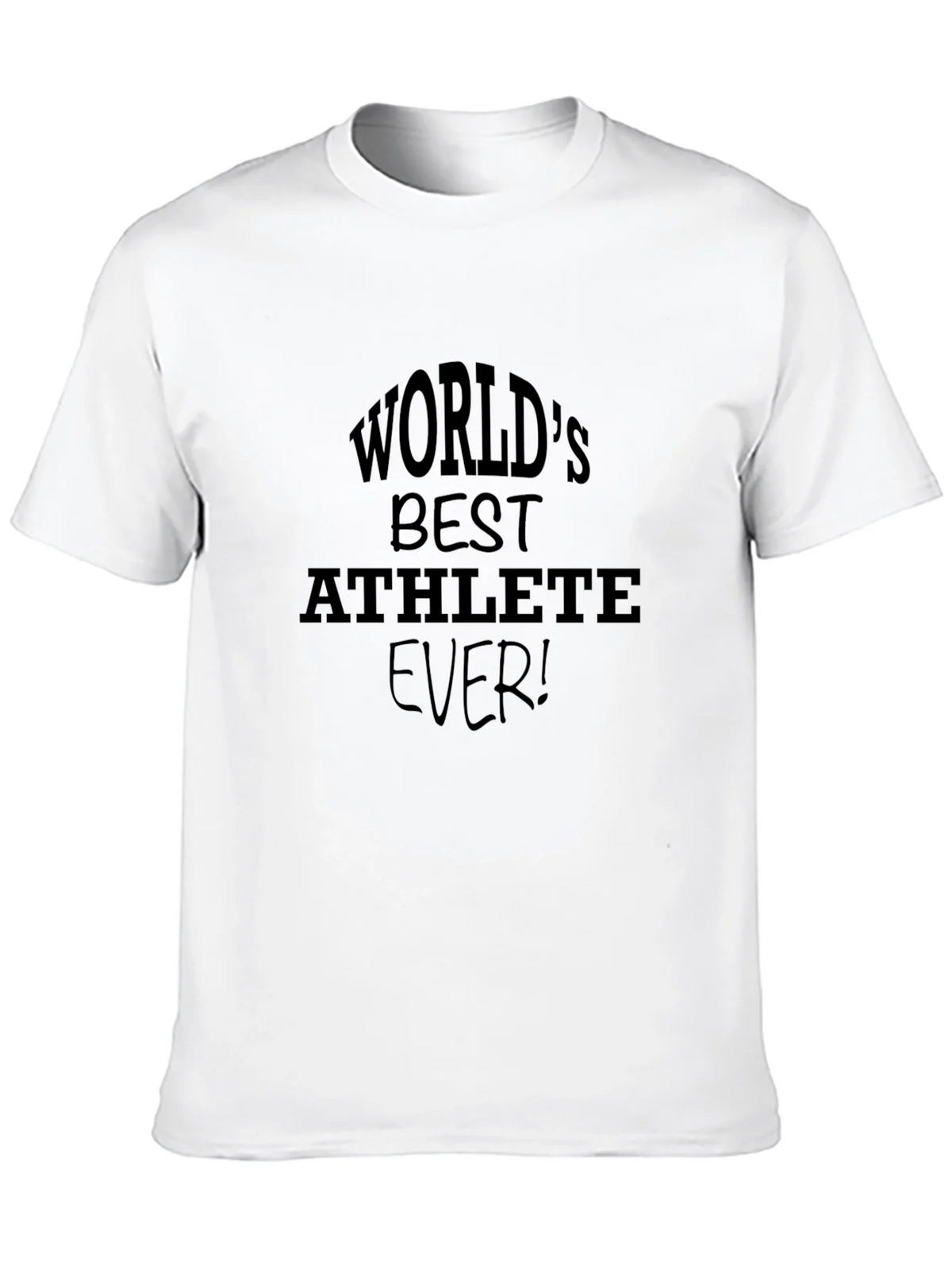 Worlds Best Athlete Ever! Black T-Shirt product image 9