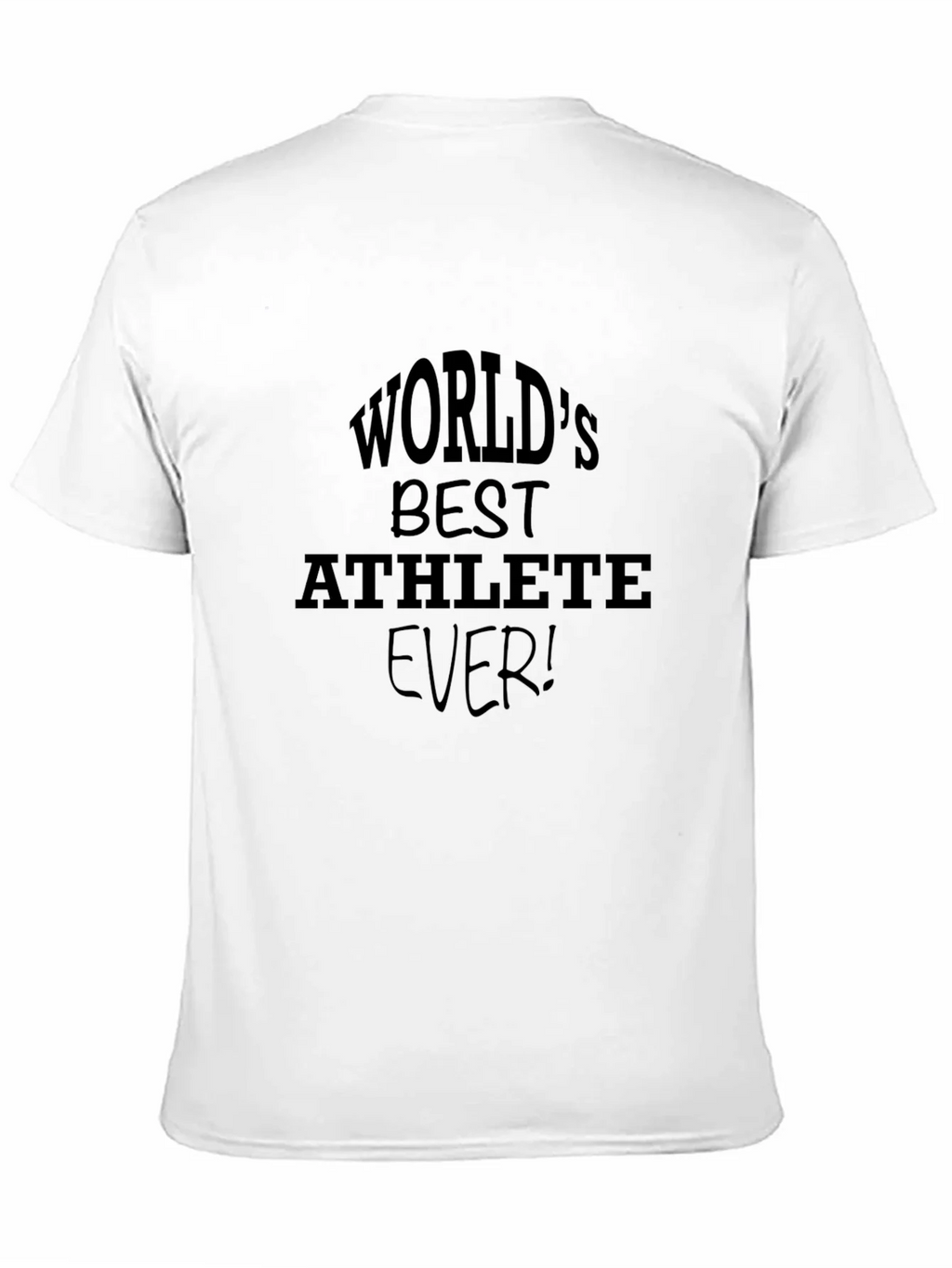 Worlds Best Athlete Ever! Black T-Shirt product image 10