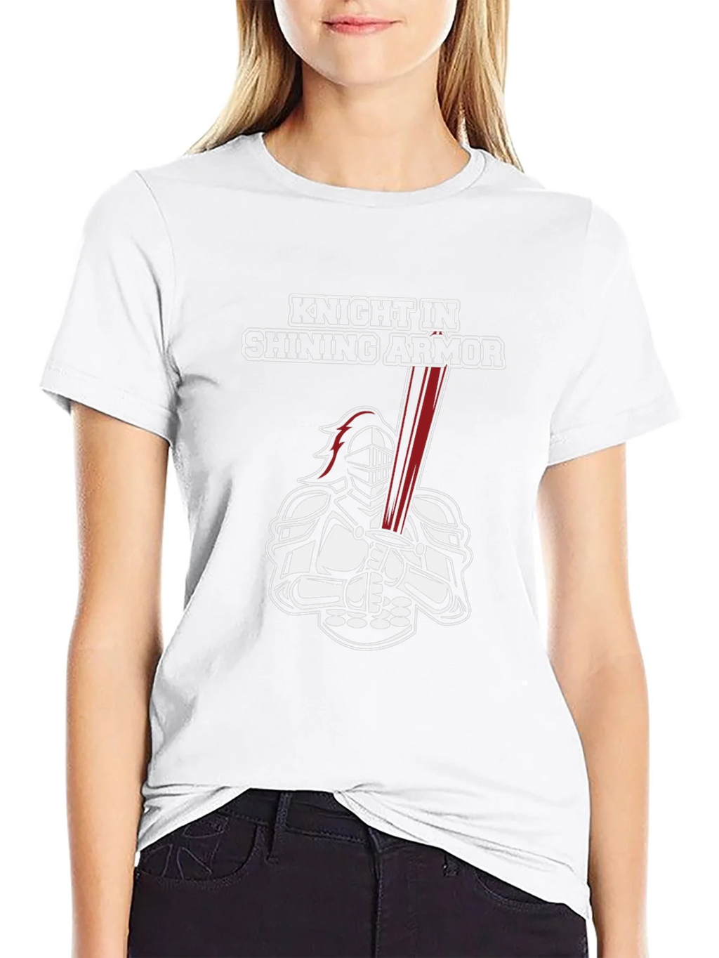 Knight in Shining Armor Graphic Tee - Black product image 8
