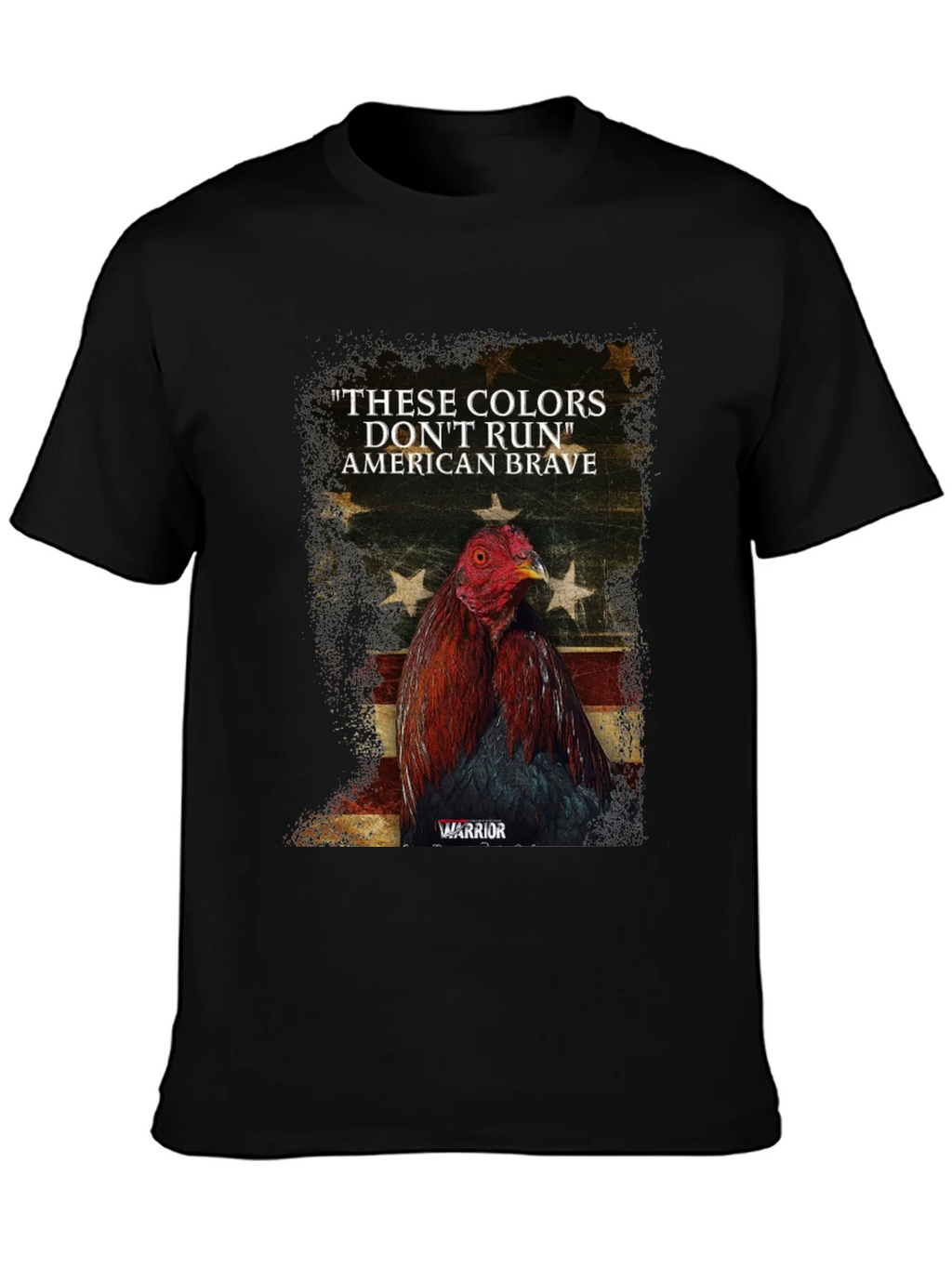 American Brave Warrior Rooster Graphic Tee product image 3