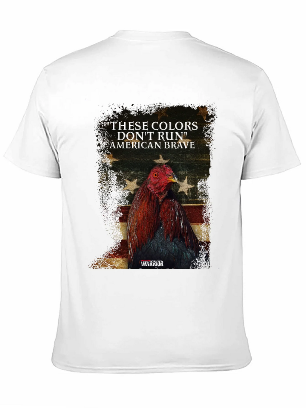 American Brave Warrior Rooster Graphic Tee product image 10