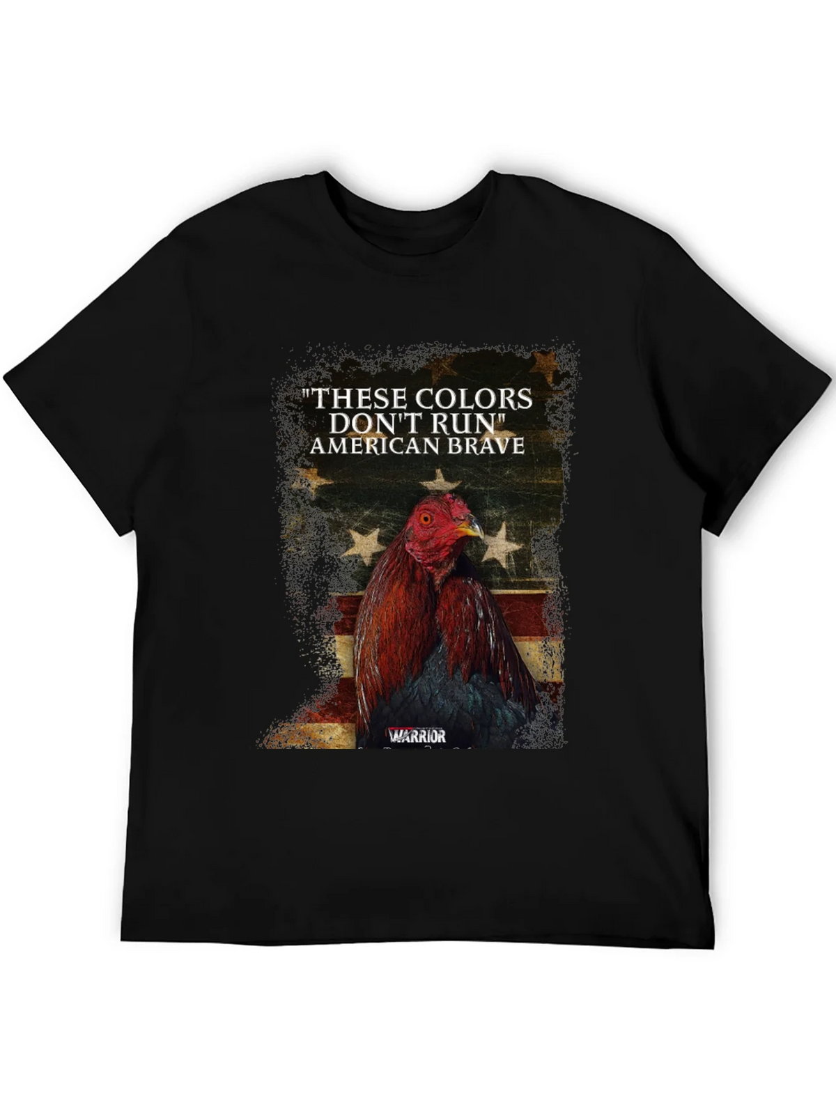 American Brave Warrior Rooster Graphic Tee product image 5