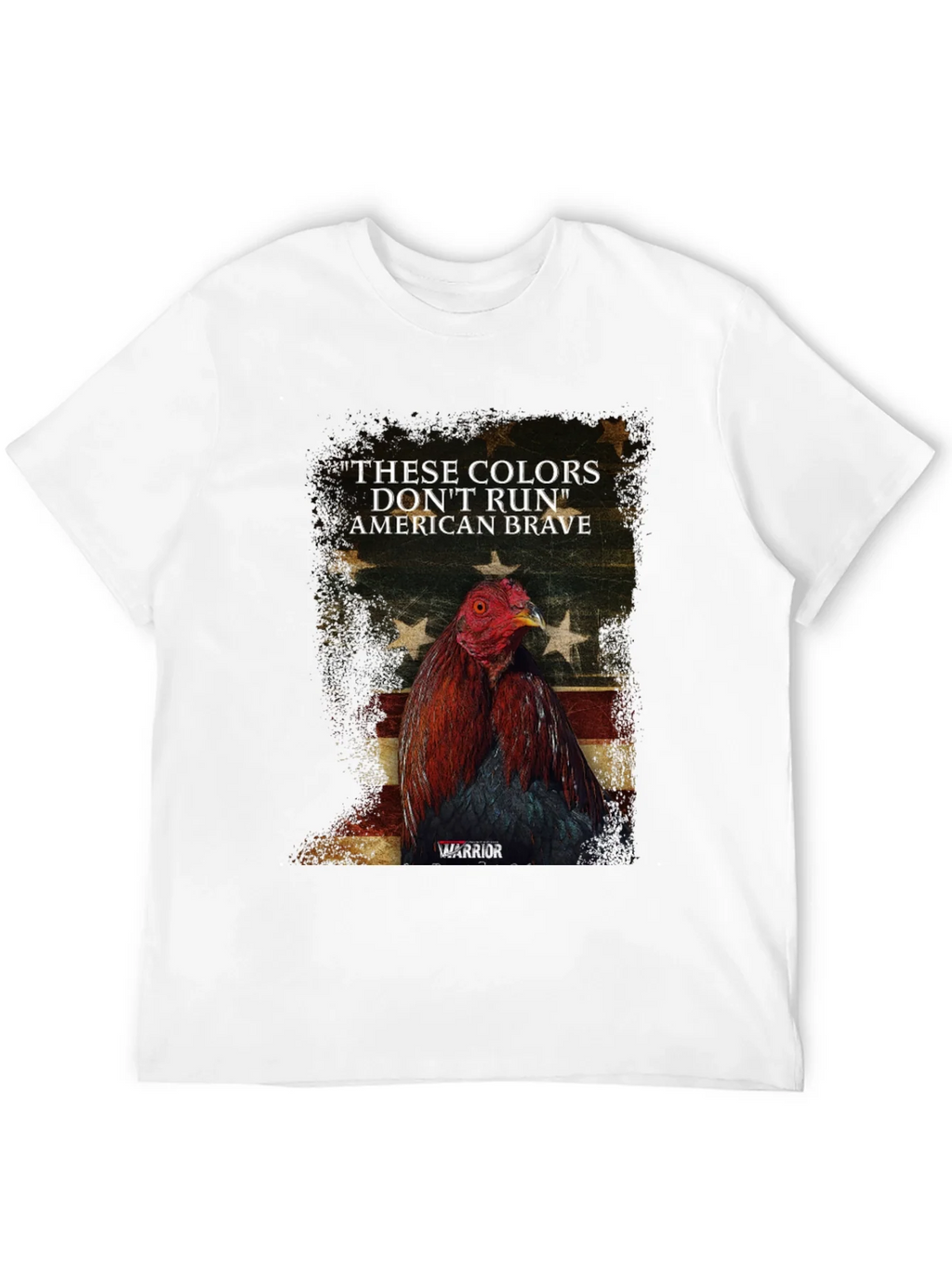 American Brave Warrior Rooster Graphic Tee product image 11