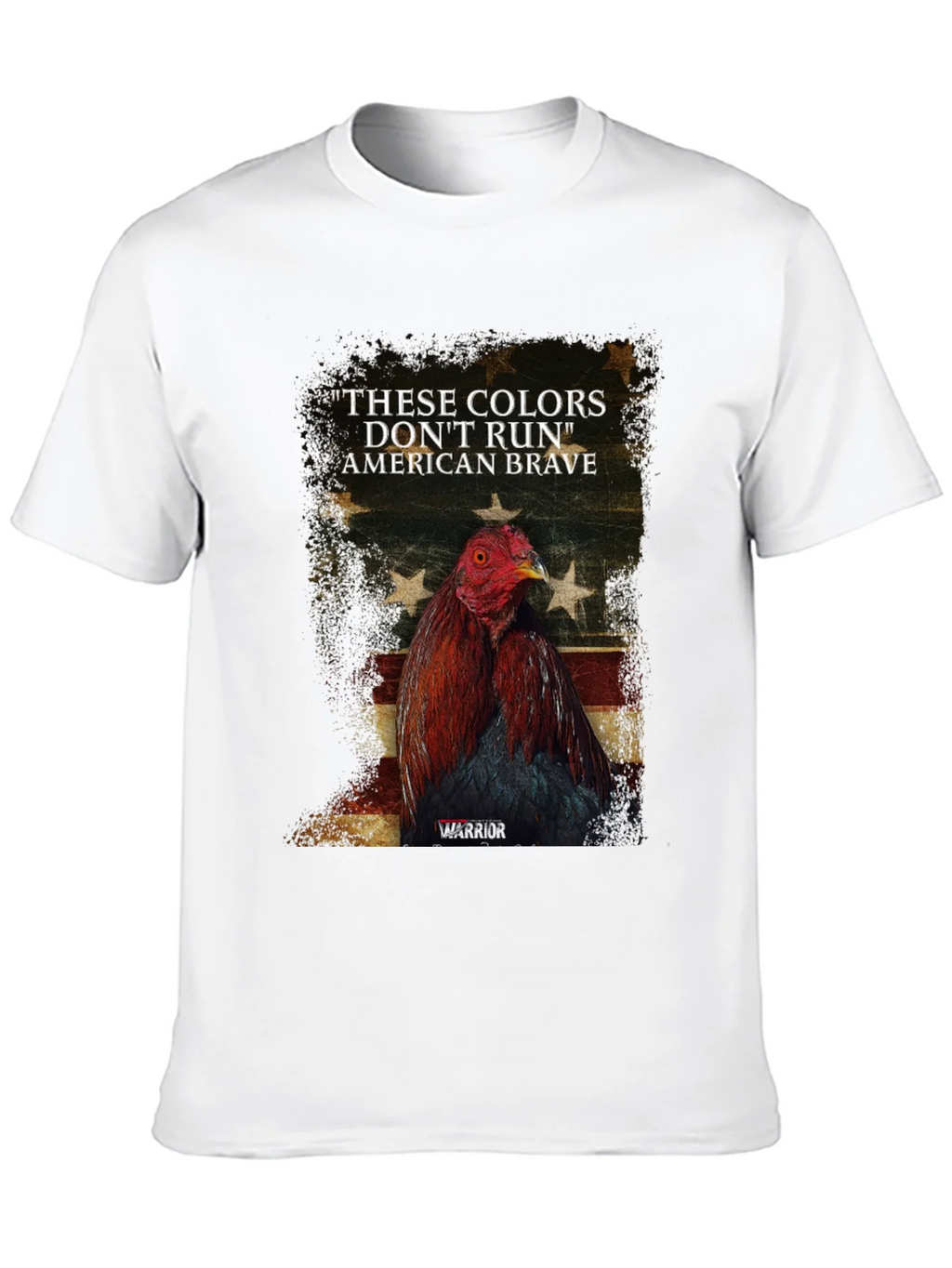 American Brave Warrior Rooster Graphic Tee product image 9