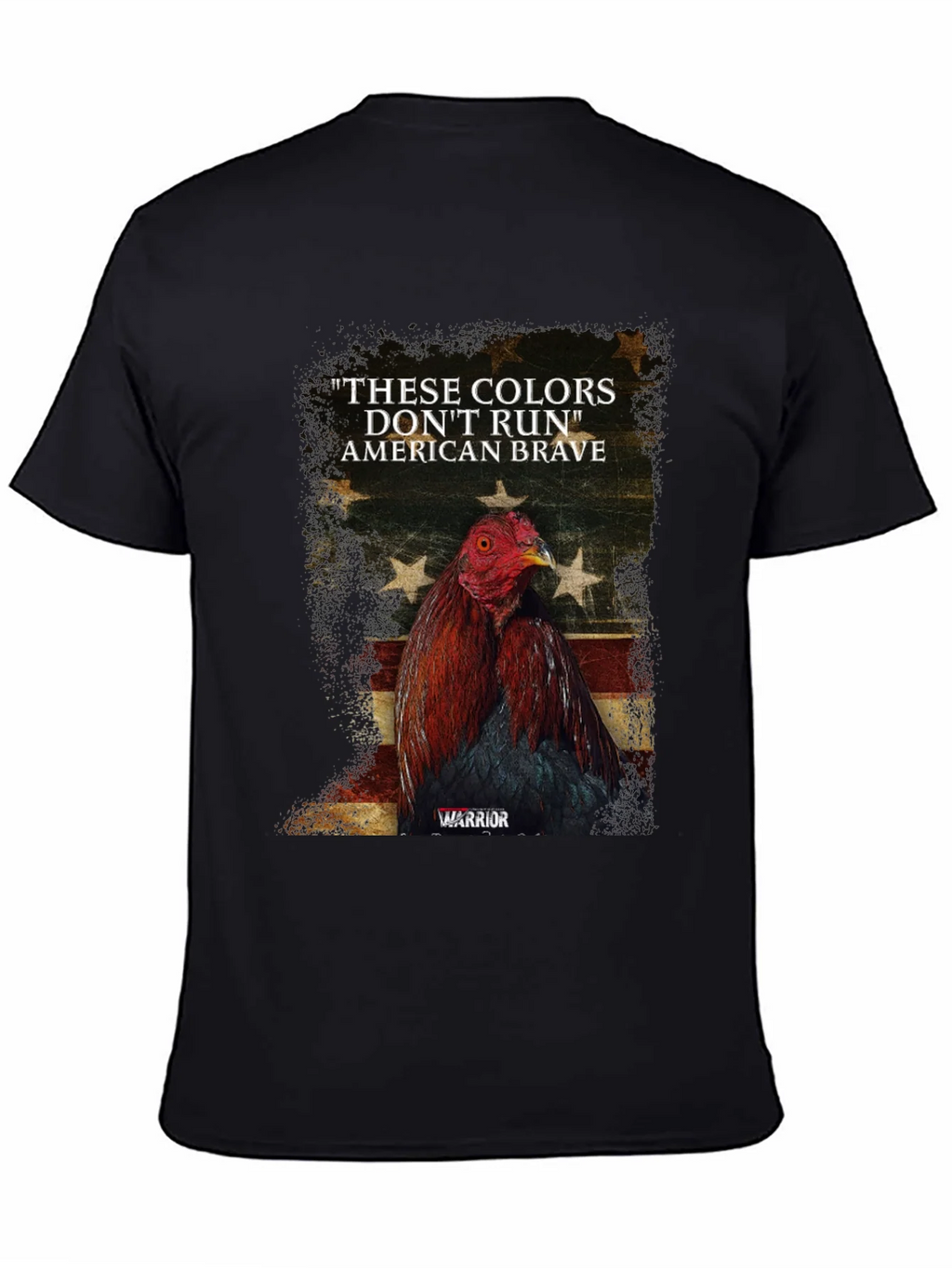 American Brave Warrior Rooster Graphic Tee product image 4