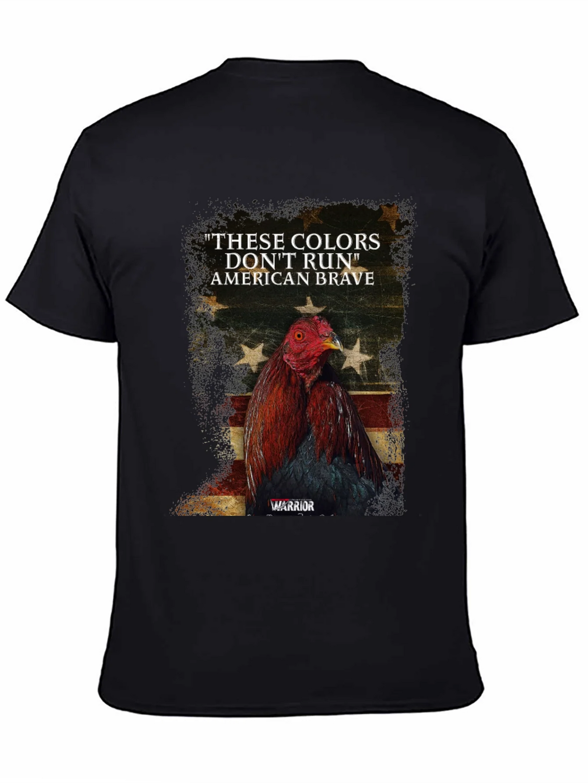 American Brave Warrior Rooster Graphic Tee product image 4