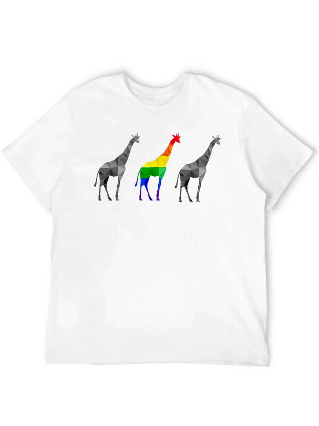 Geometric Giraffe Pride T-Shirt product image 10