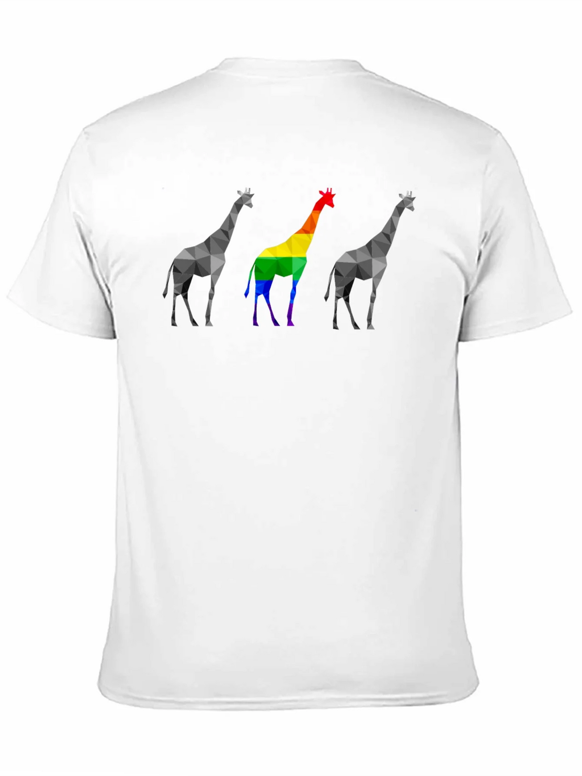 Geometric Giraffe Pride T-Shirt product image 9
