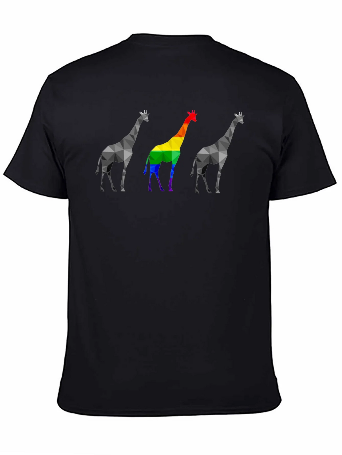 Geometric Giraffe Pride T-Shirt product image 3