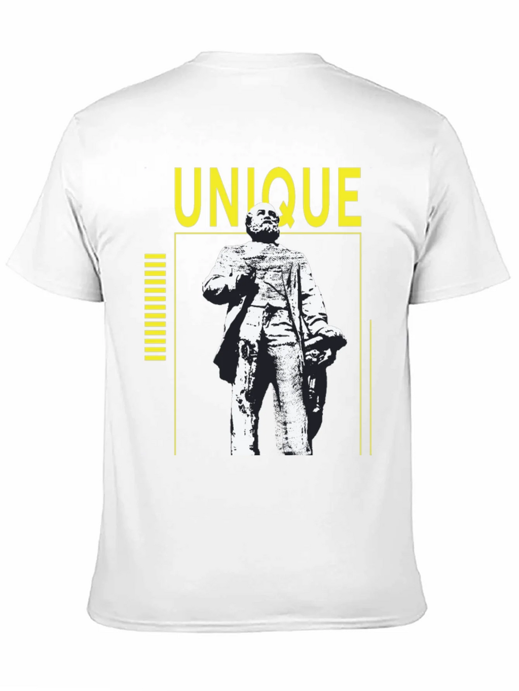 Unique Statue Graphic Tee - Black Cotton Shirt product image 10