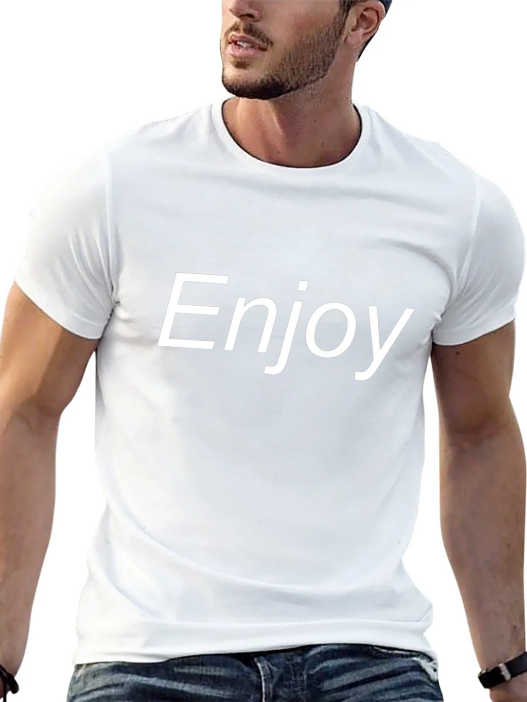 Enjoy Black T-Shirt - Casual Comfort product image 10