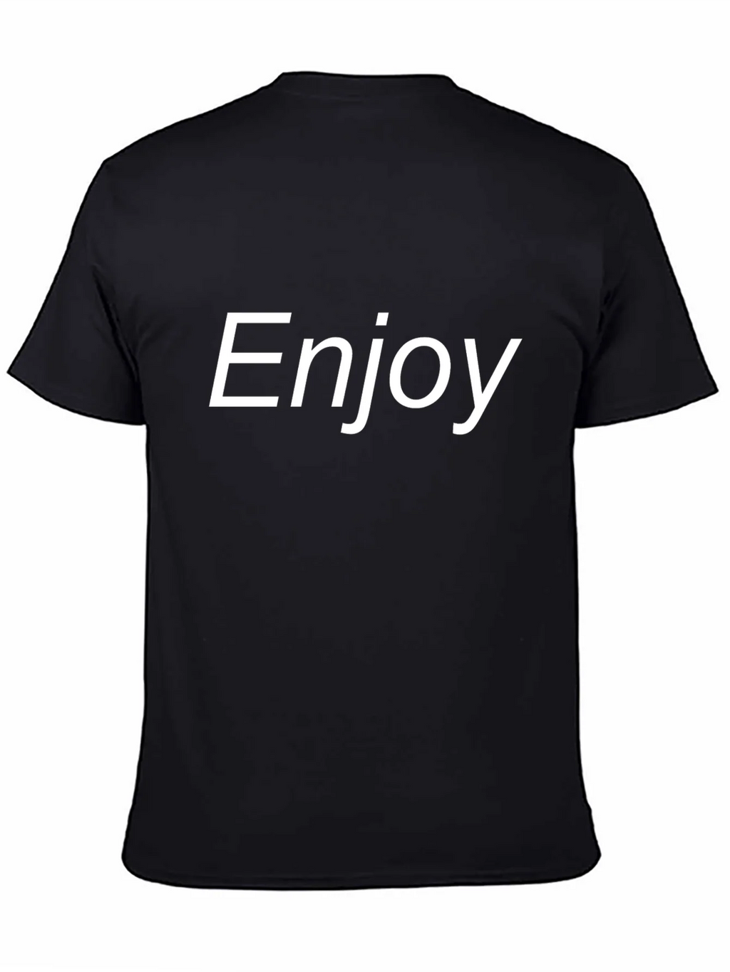 Enjoy Black T-Shirt - Casual Comfort product image 3