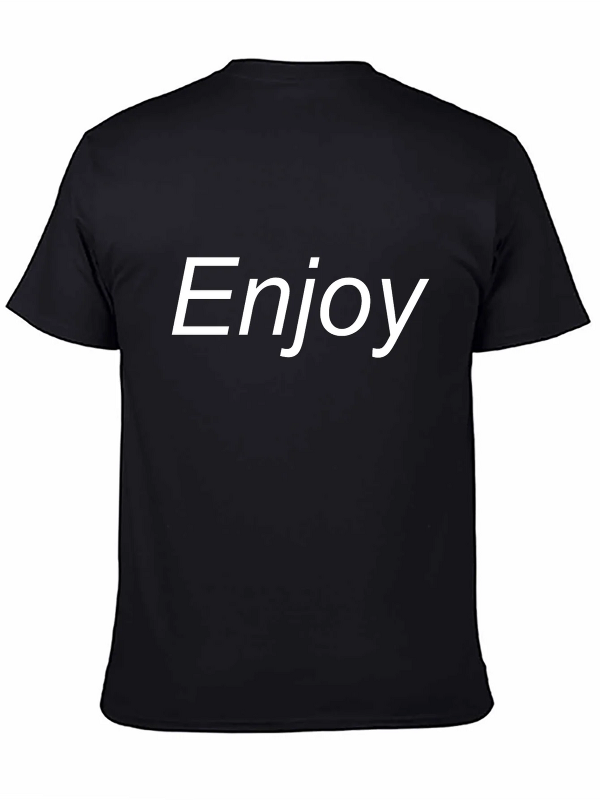 Enjoy Black T-Shirt - Casual Comfort product image 3