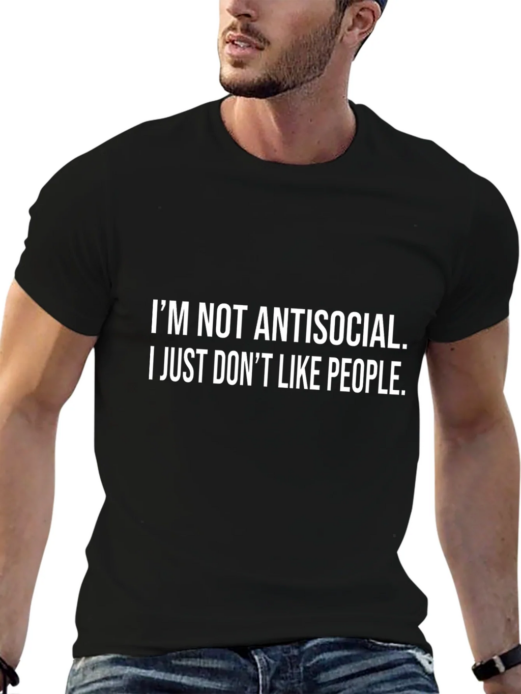 Anti-Social Humor Graphic T-Shirt product image 6
