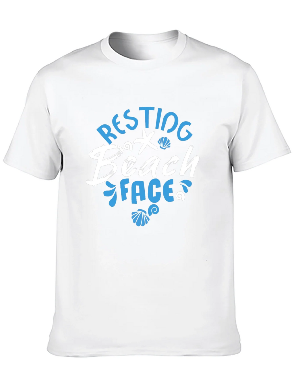 Resting Beach Face T-Shirt - Mens Black Graphic Tee product image 9