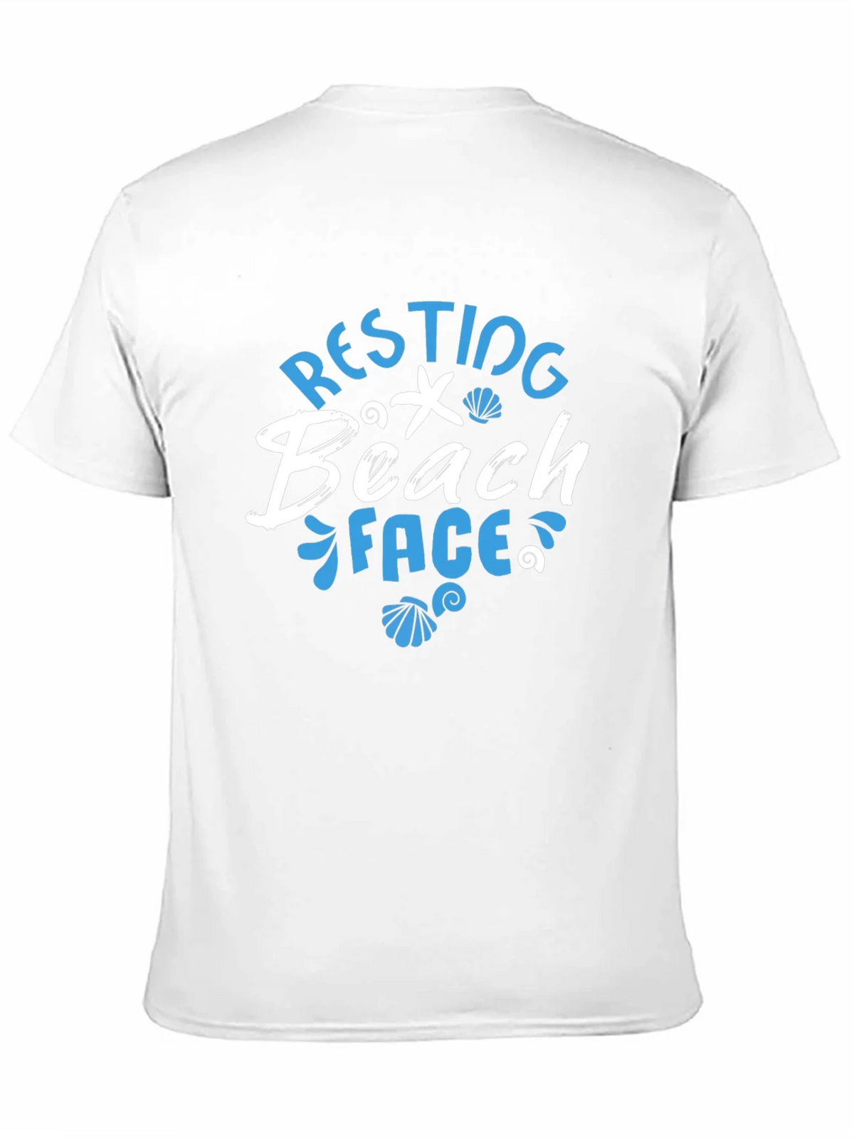Resting Beach Face T-Shirt - Mens Black Graphic Tee product image 10