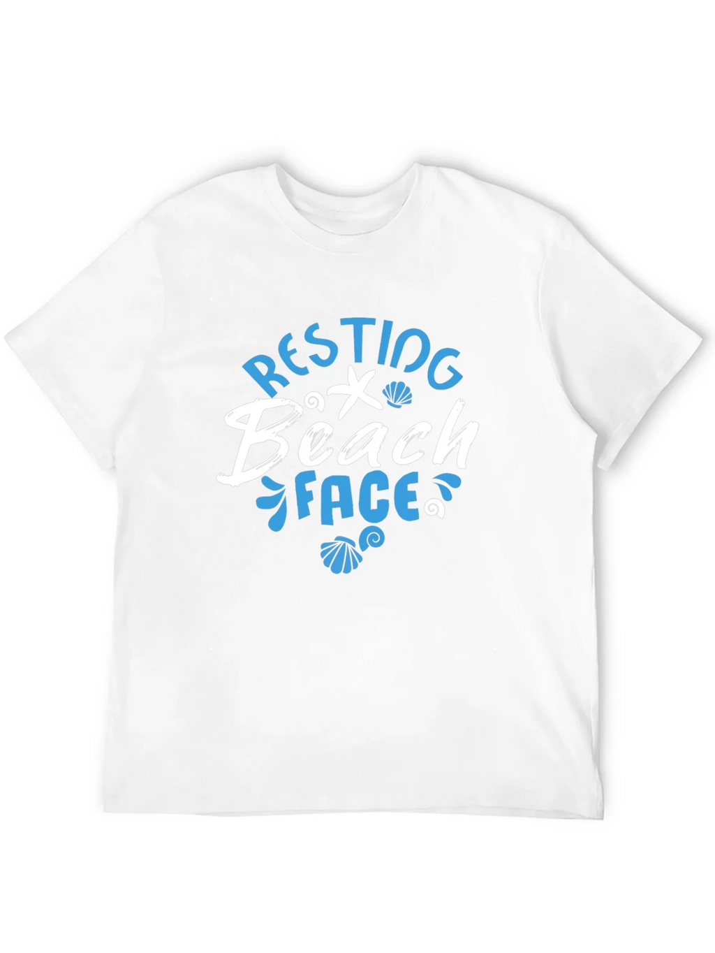 Resting Beach Face T-Shirt - Mens Black Graphic Tee product image 11
